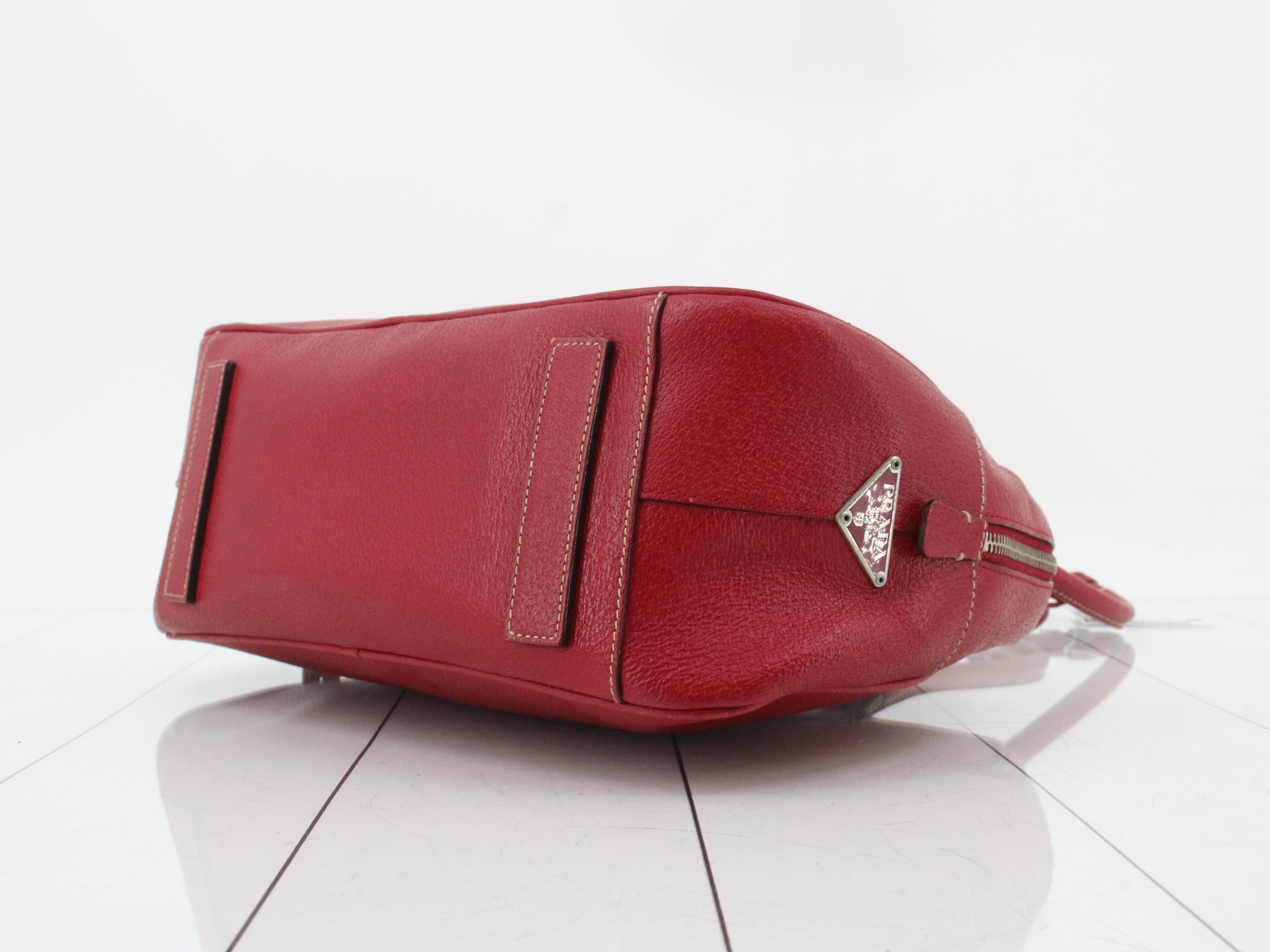 Pigskin bowling bag/handbag with clochette — view 6
