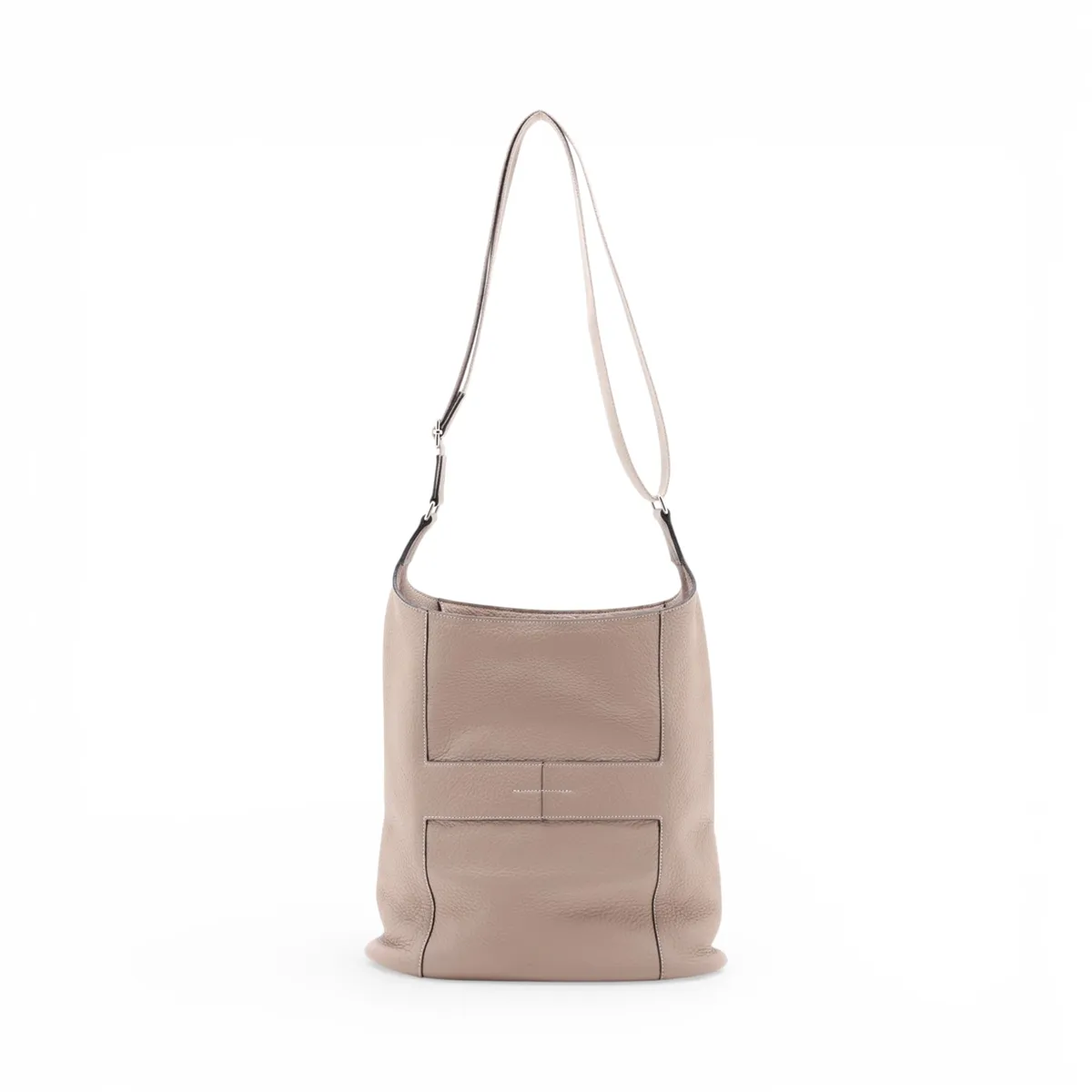 Hermès Good News GM Taurillon Clemence Tourterelle Grey Silver Hardware M: 2009 — view 2
