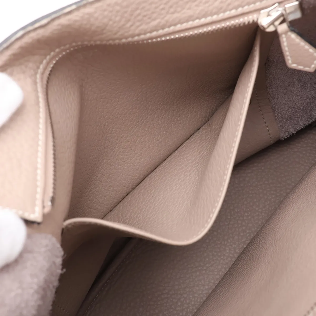 Hermès Good News GM Taurillon Clemence Tourterelle Grey Silver Hardware M: 2009 — view 7