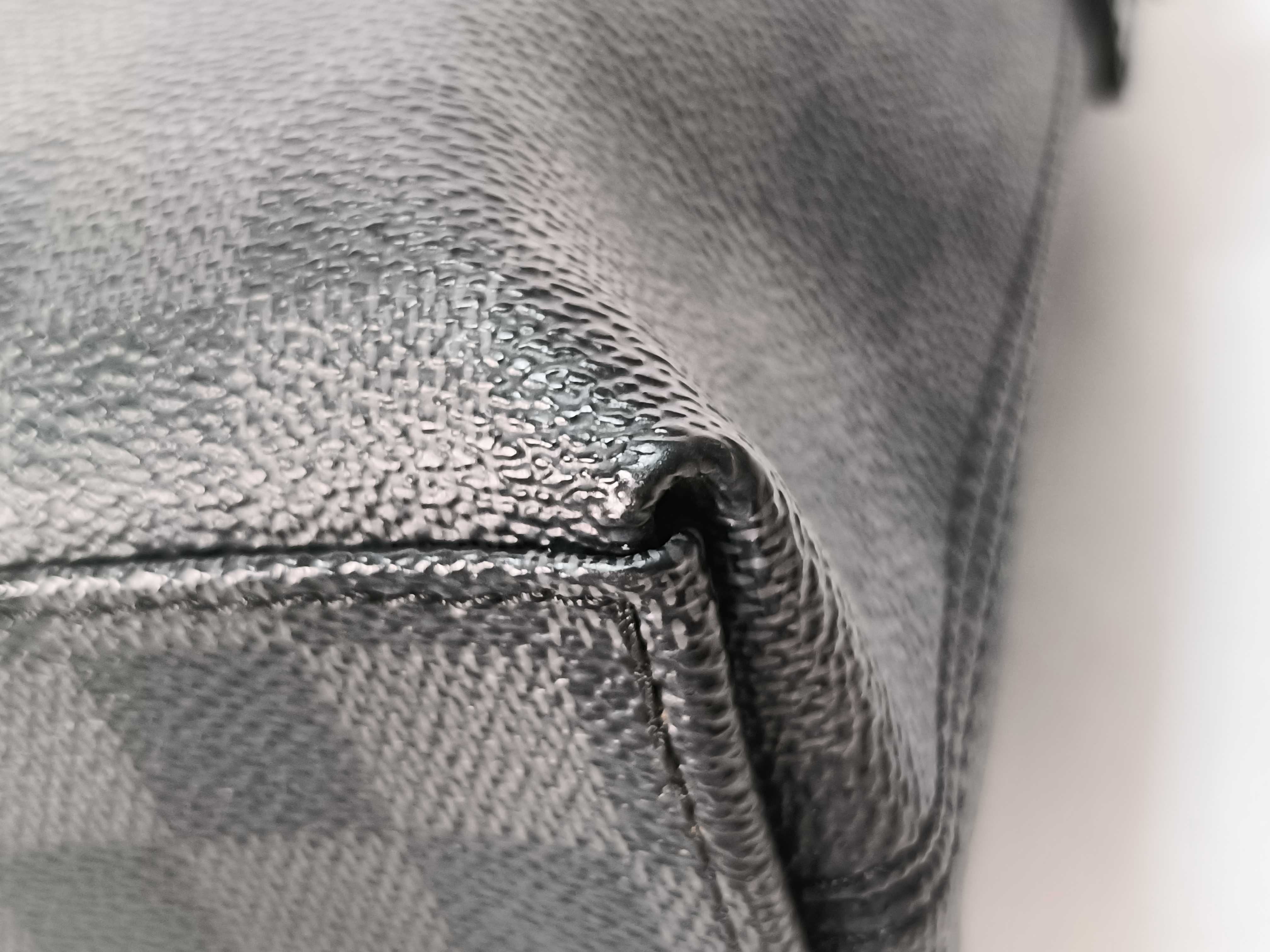 Port Document Jour Black Damier Medium Shoulder Bag — view 4