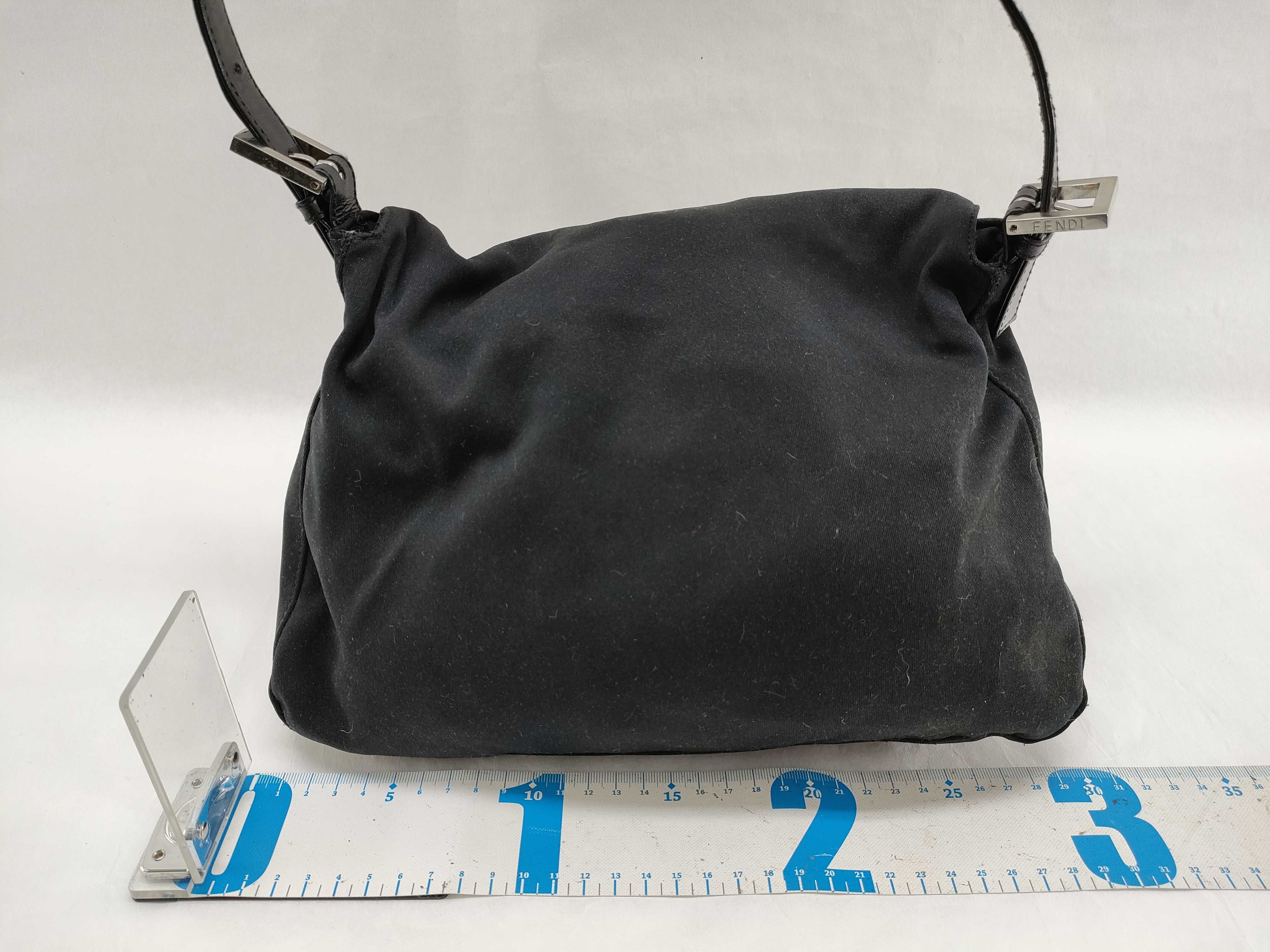 Mamma Bucket Cotton Black Handbag — view 2