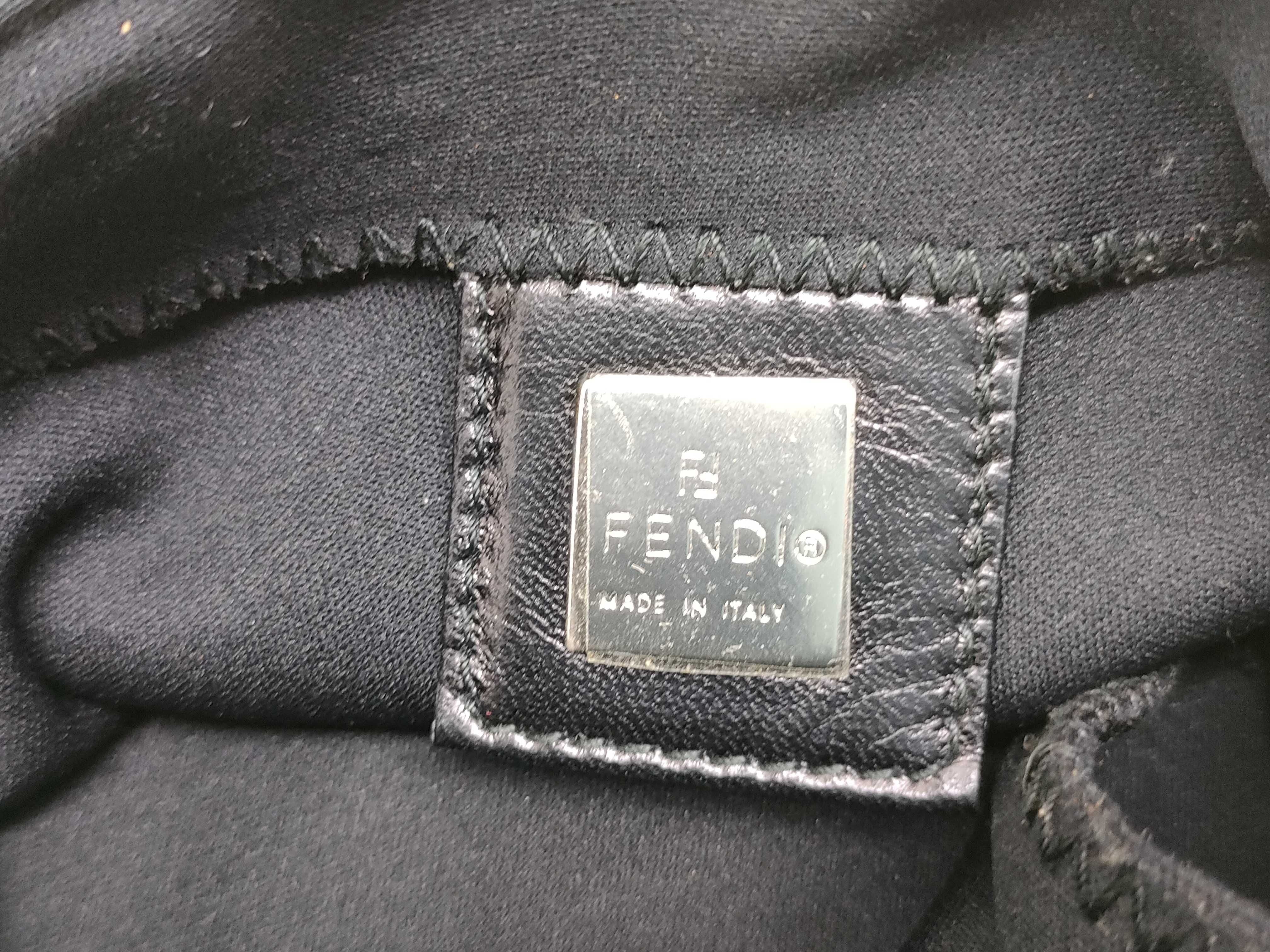 Mamma Bucket Cotton Black Handbag — view 12
