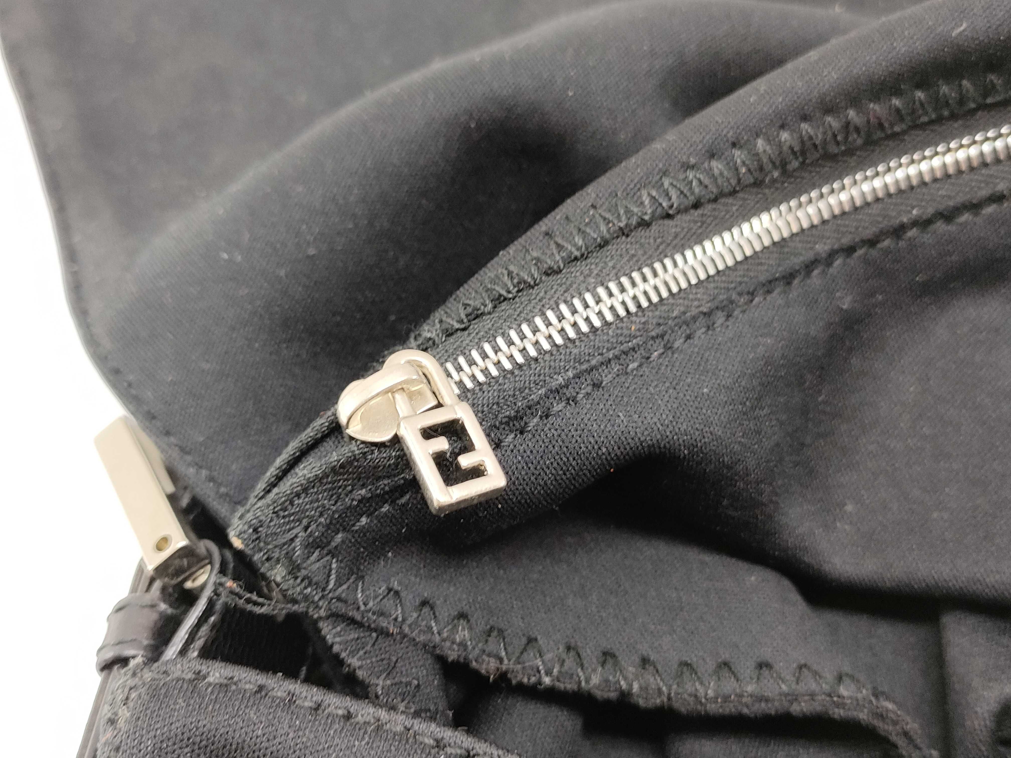 Mamma Bucket Cotton Black Handbag — view 13