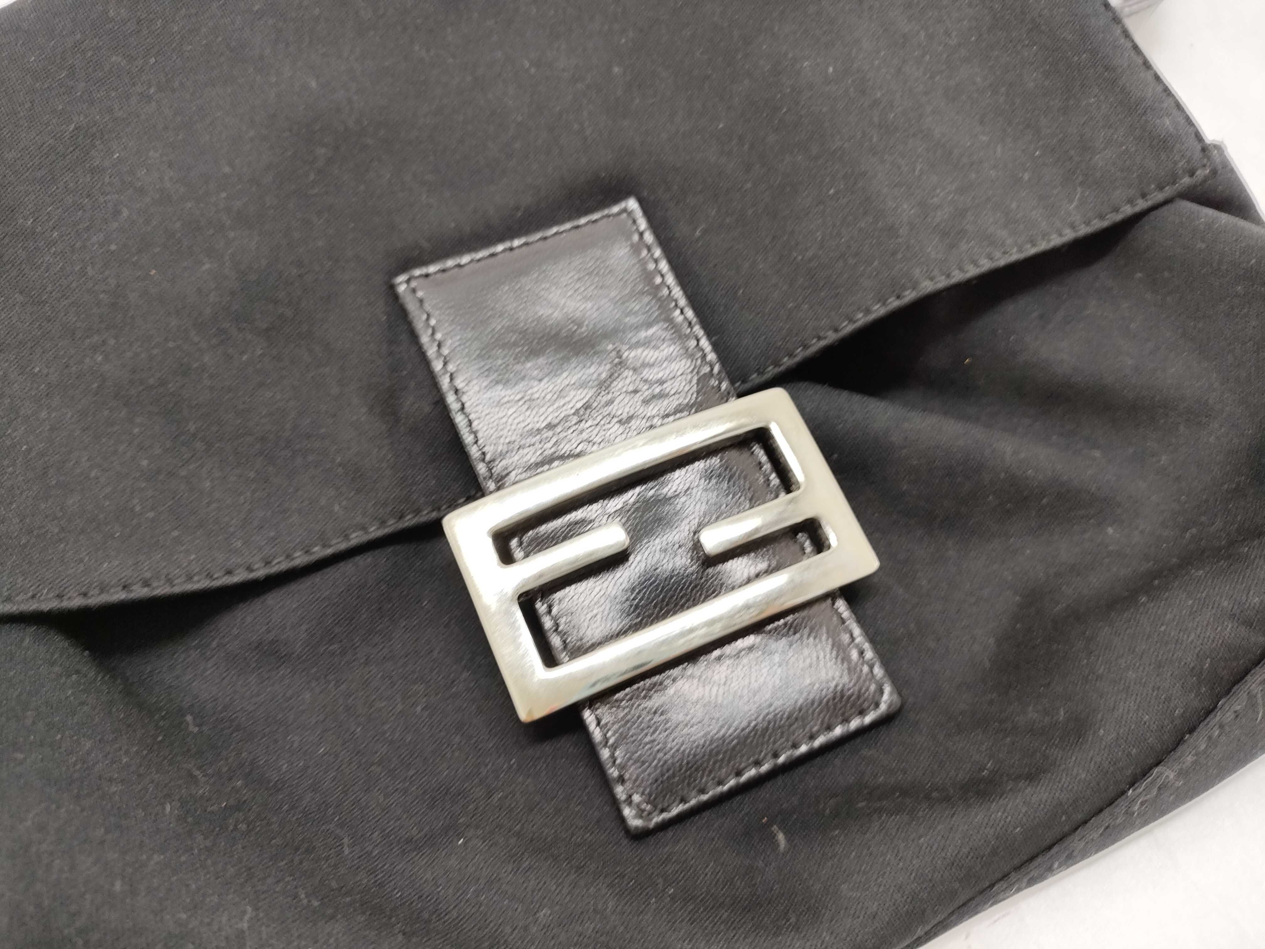 Mamma Bucket Cotton Black Handbag — view 14