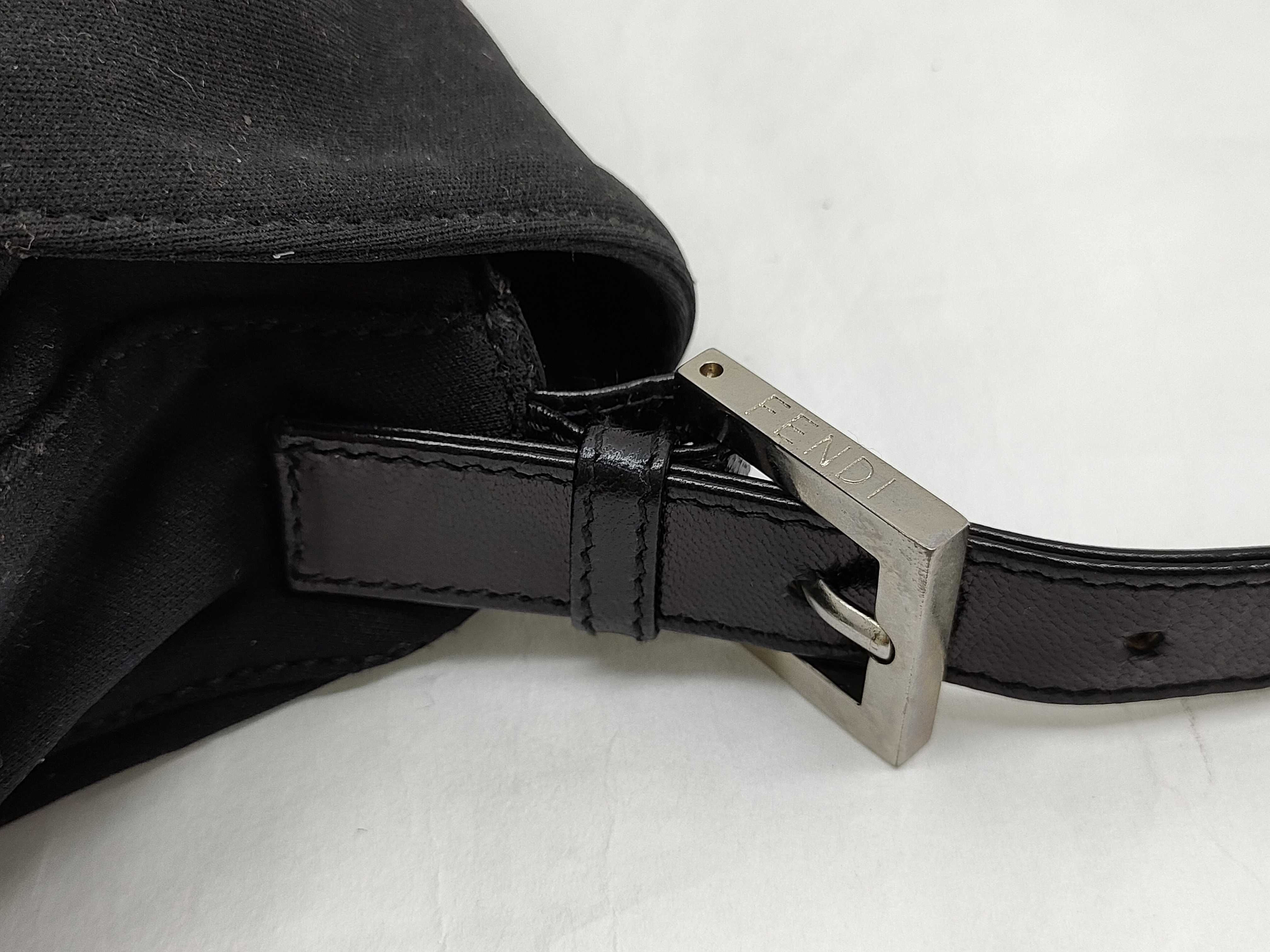 Mamma Bucket Cotton Black Handbag — view 5