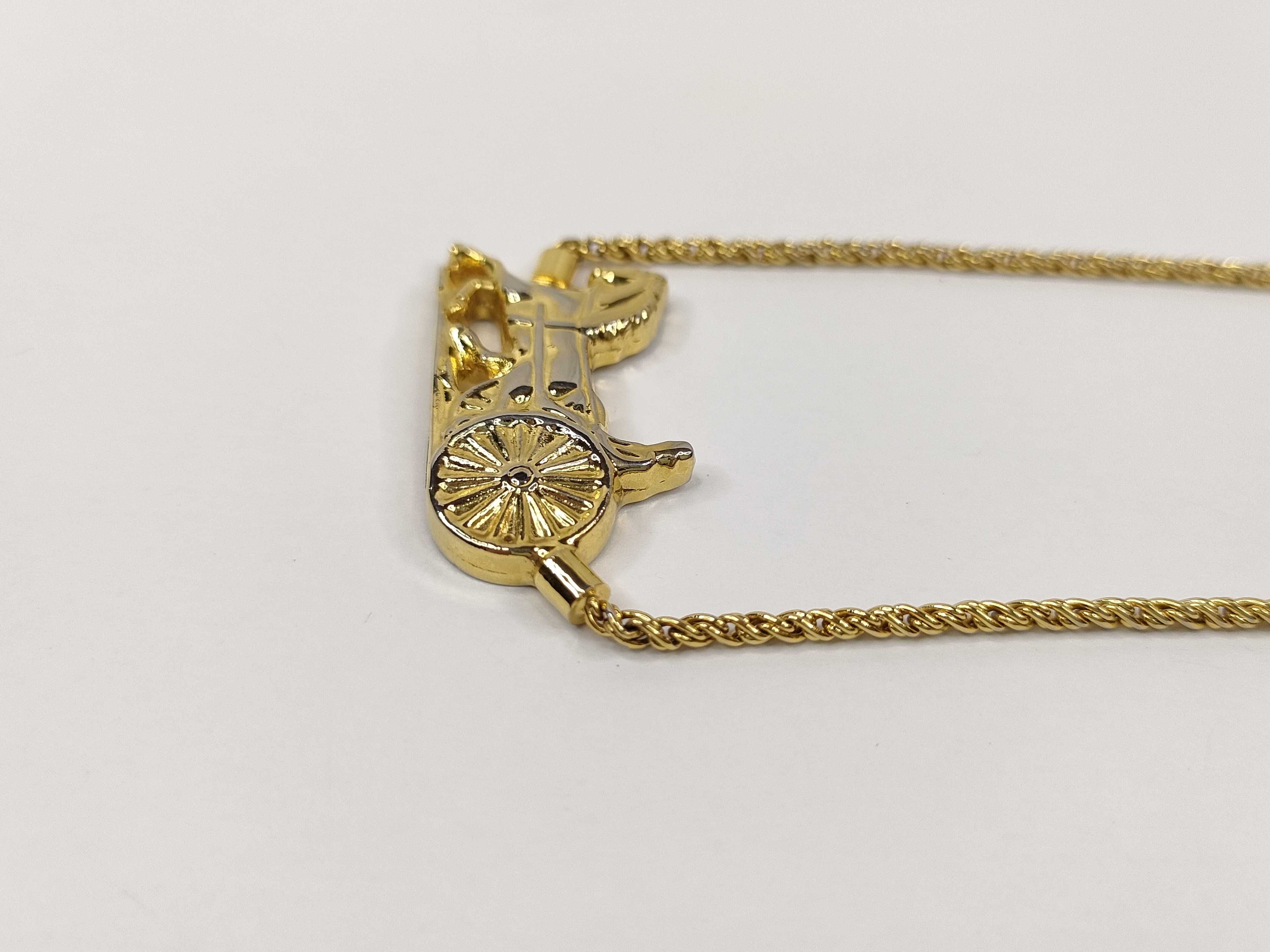 CERECTIONS LINE Gold Tone Pendant Necklace — view 2