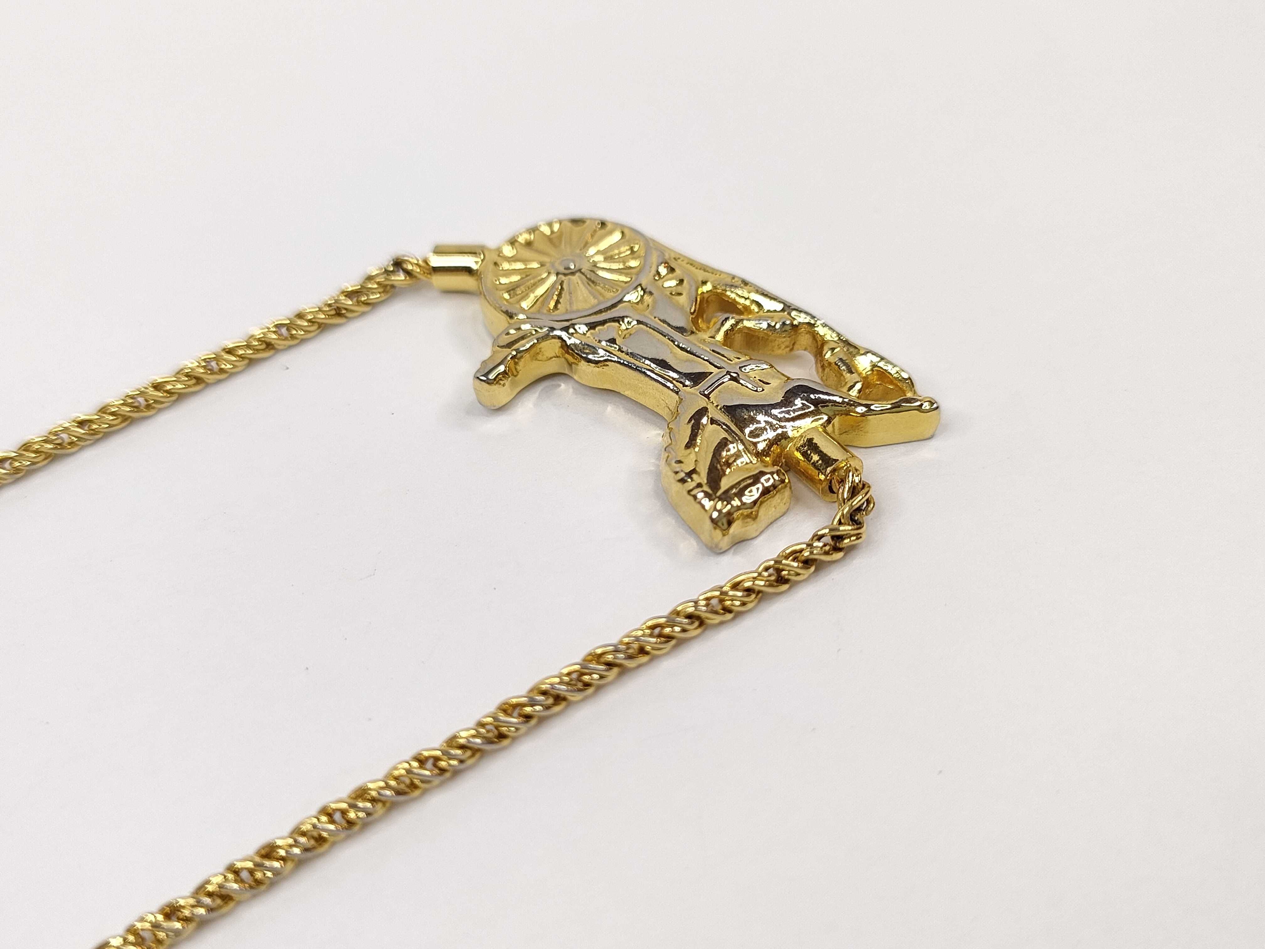 CERECTIONS LINE Gold Tone Pendant Necklace — view 6