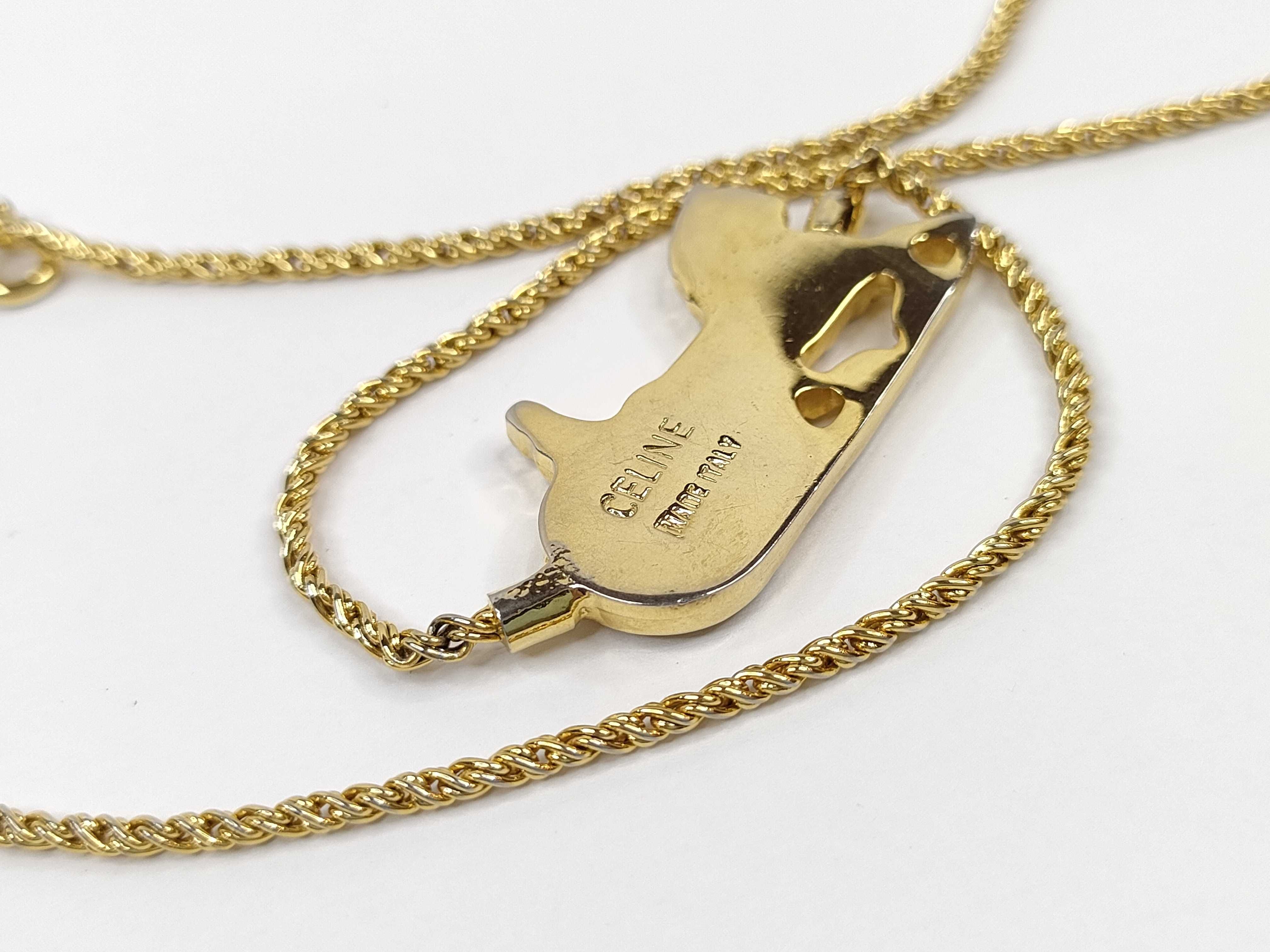 CERECTIONS LINE Gold Tone Pendant Necklace — view 8