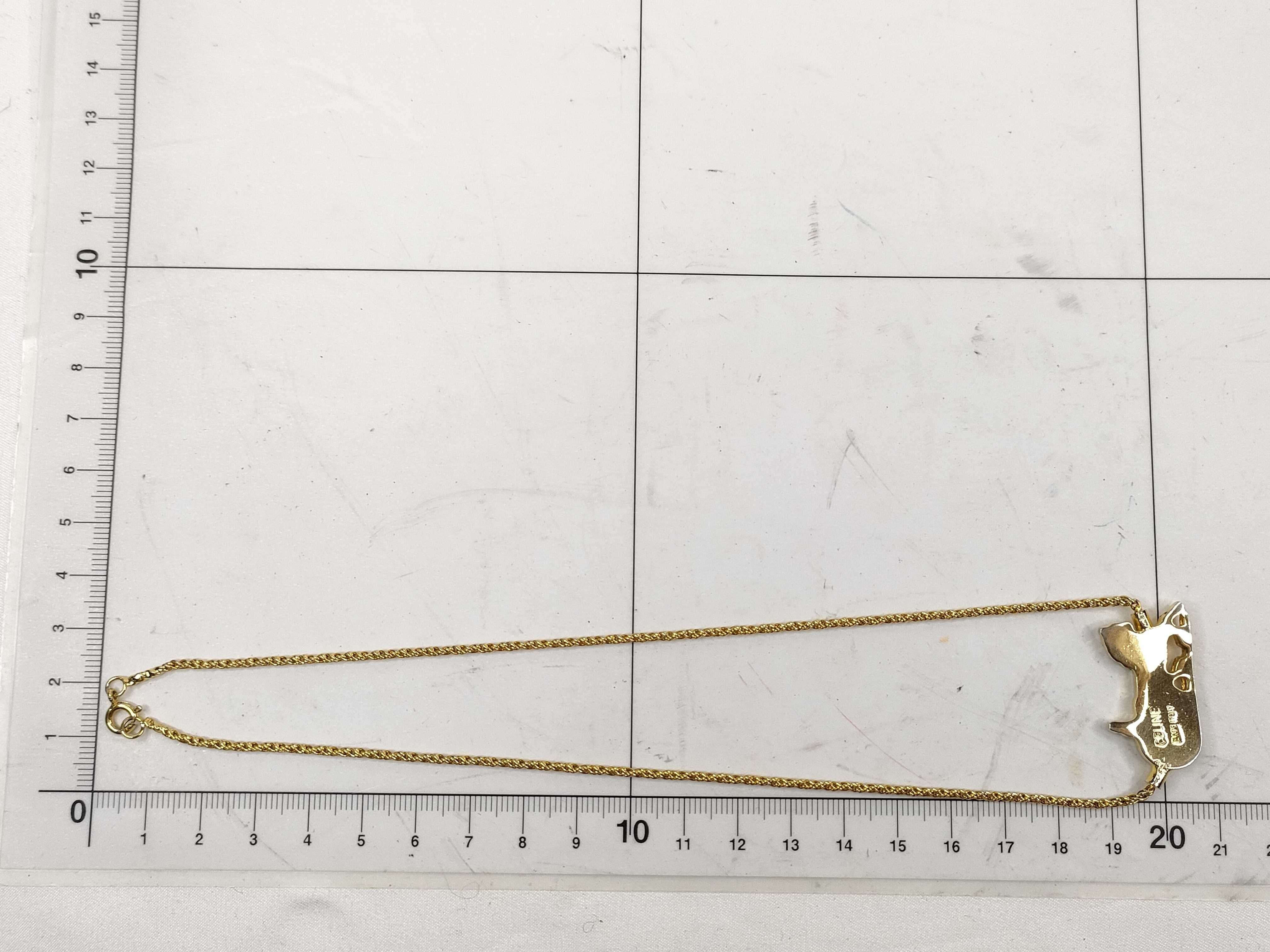 CERECTIONS LINE Gold Tone Pendant Necklace — view 10