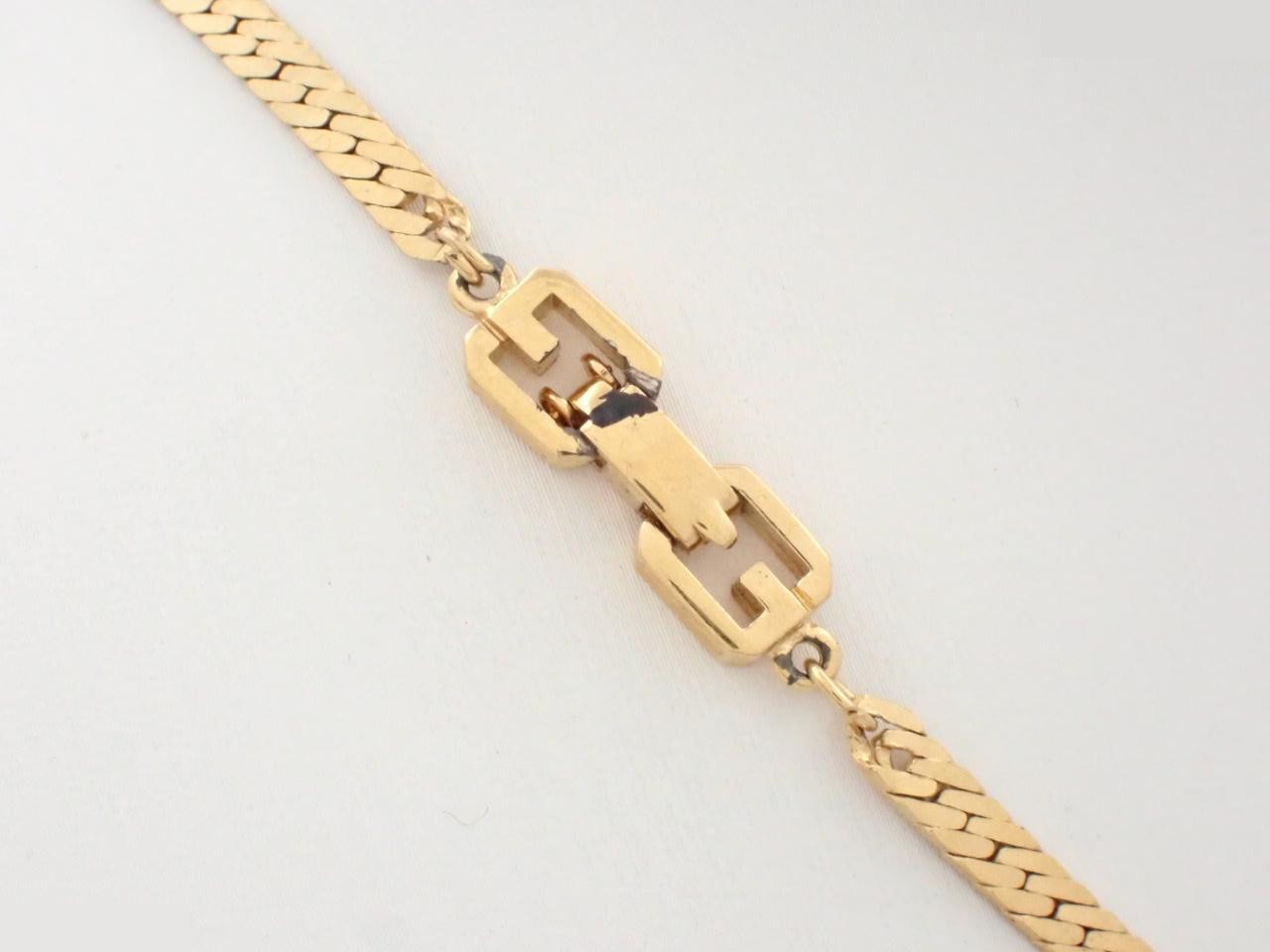 Gold necklace, chain approximately 42cm — view 2