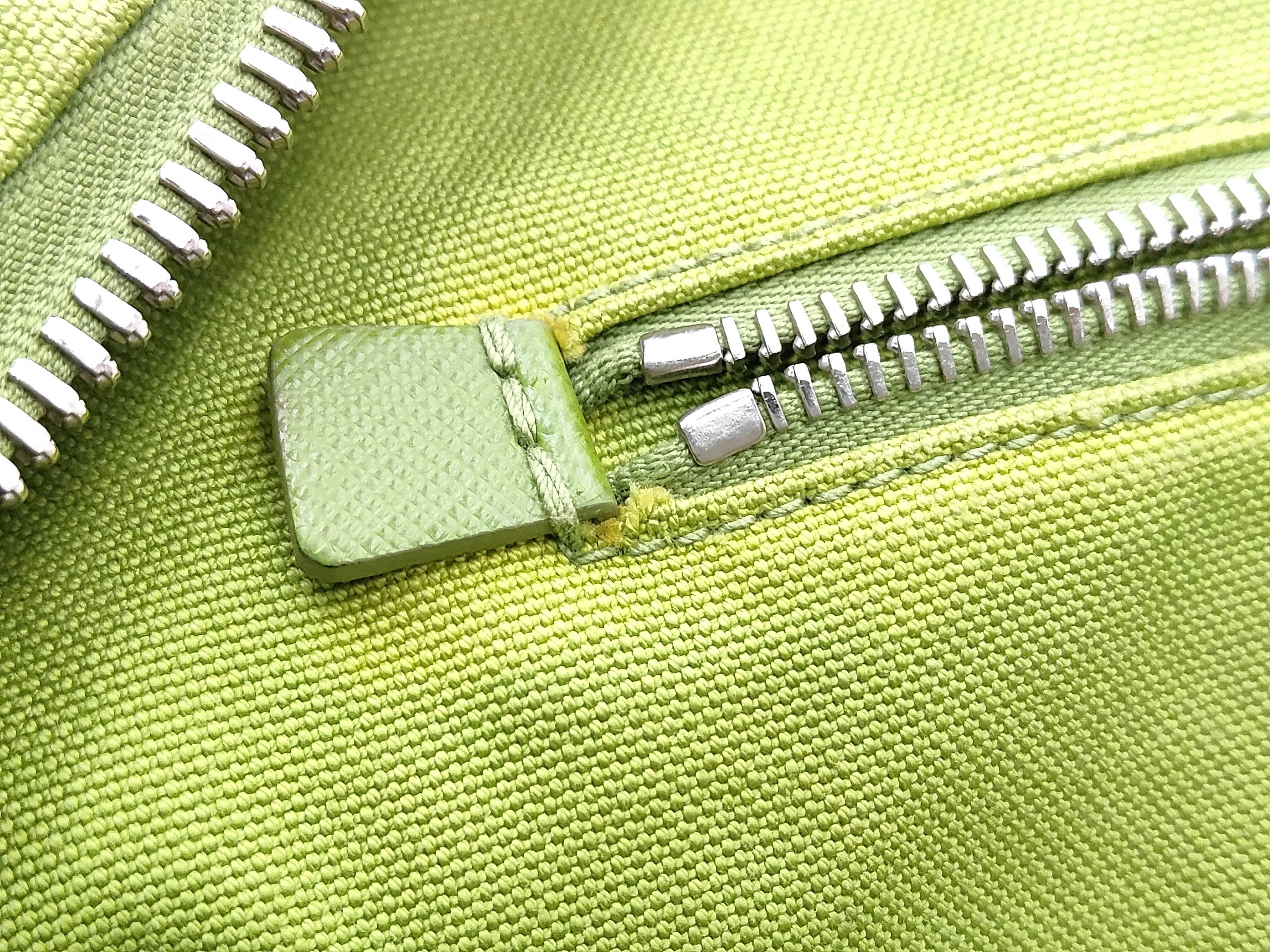 Shoulder Bag, Canvas, Green — view 12