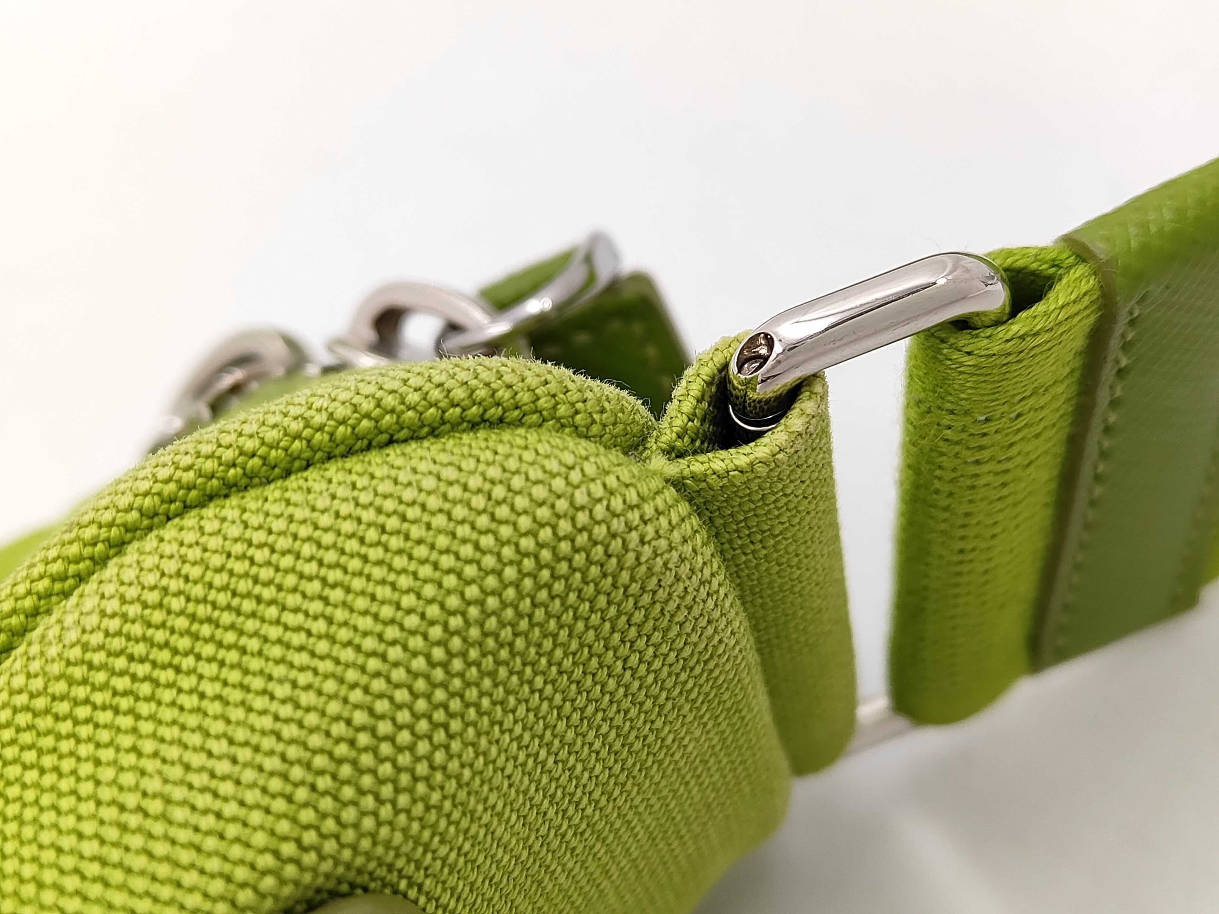 Shoulder Bag, Canvas, Green — view 3