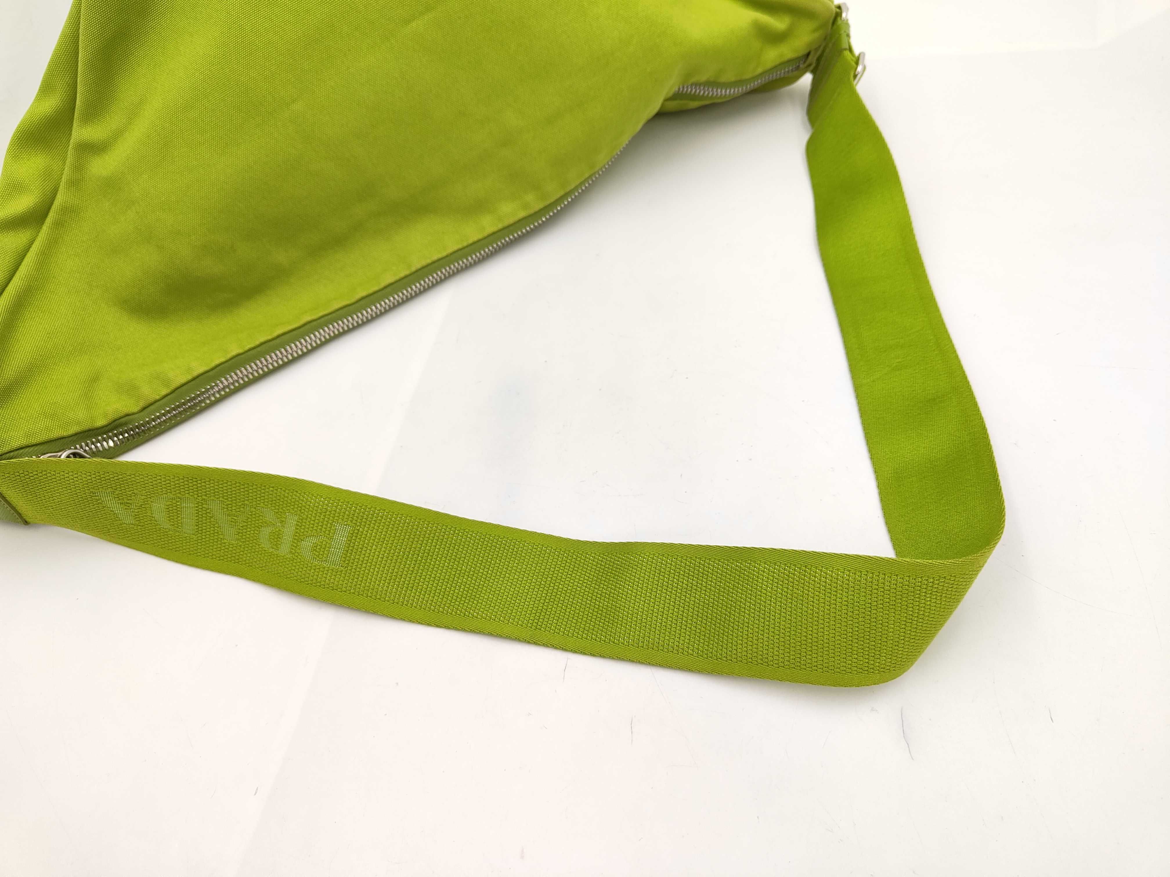 Shoulder Bag, Canvas, Green — view 4