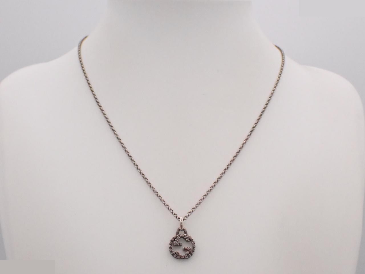 Interlocking G Necklace, Ag925, 7.26g, Chain approx. 50cm — view 3
