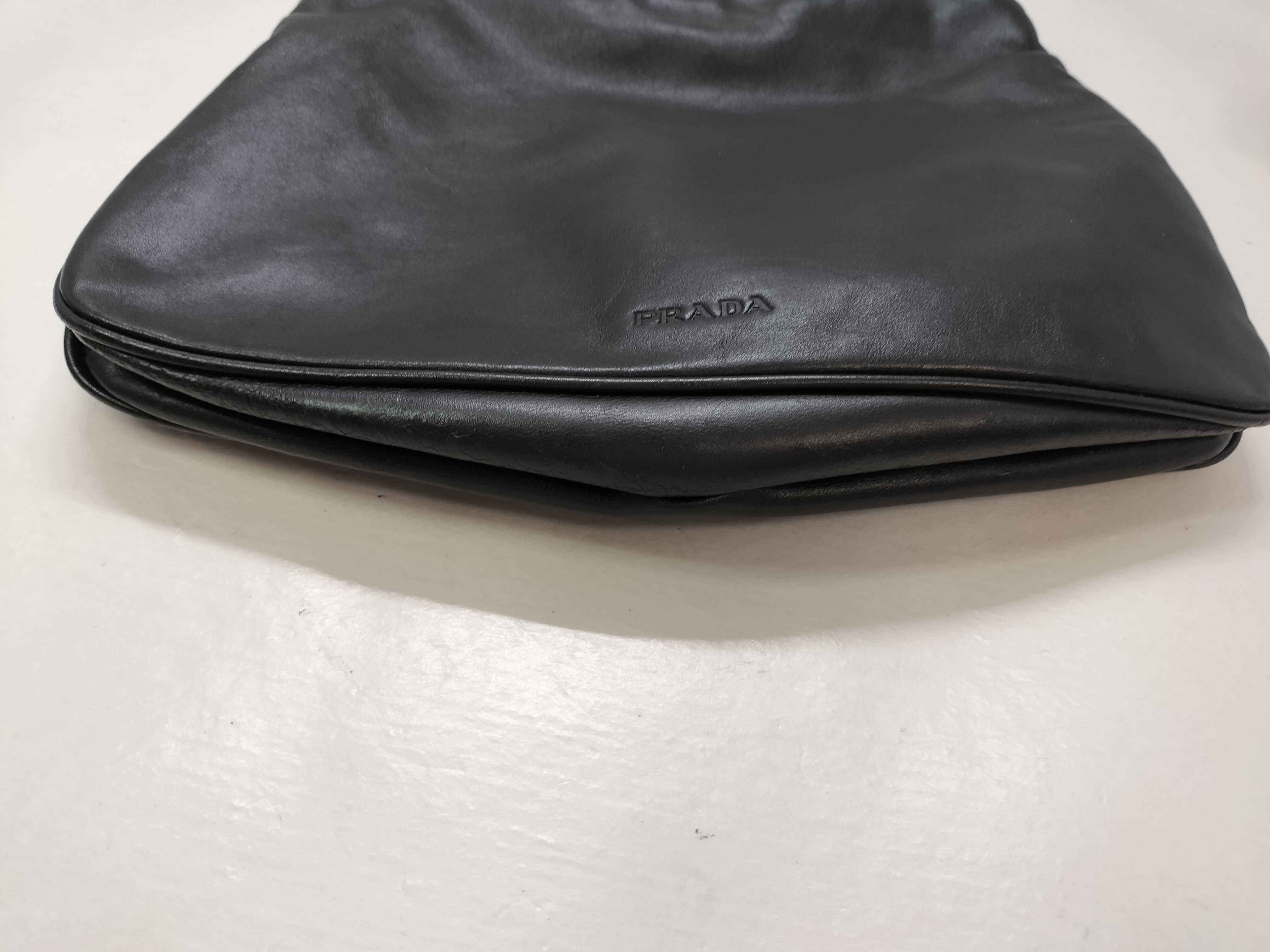 leather shoulder bag, black, serial number 22. — view 14