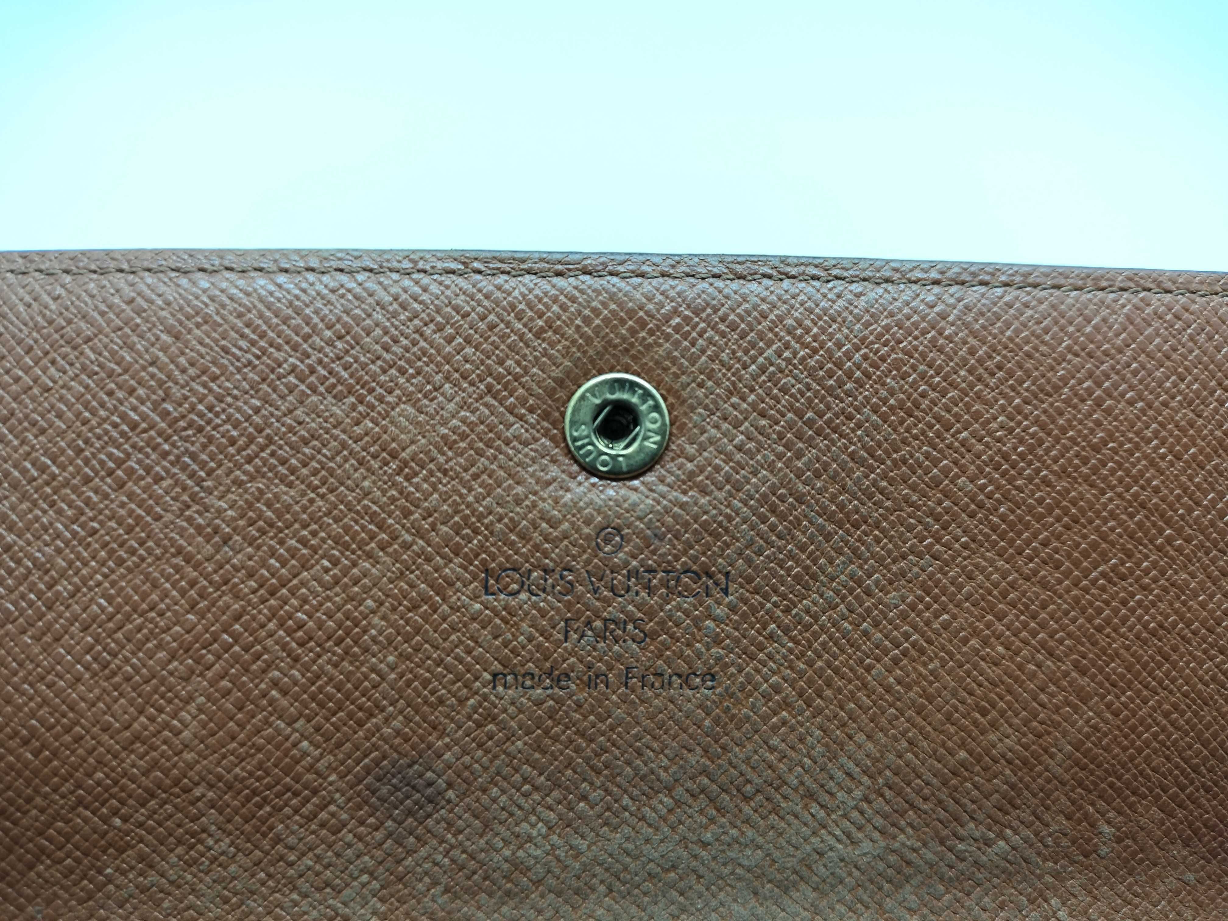 Monogram Portefeuille Tresor International Long Wallet — view 13