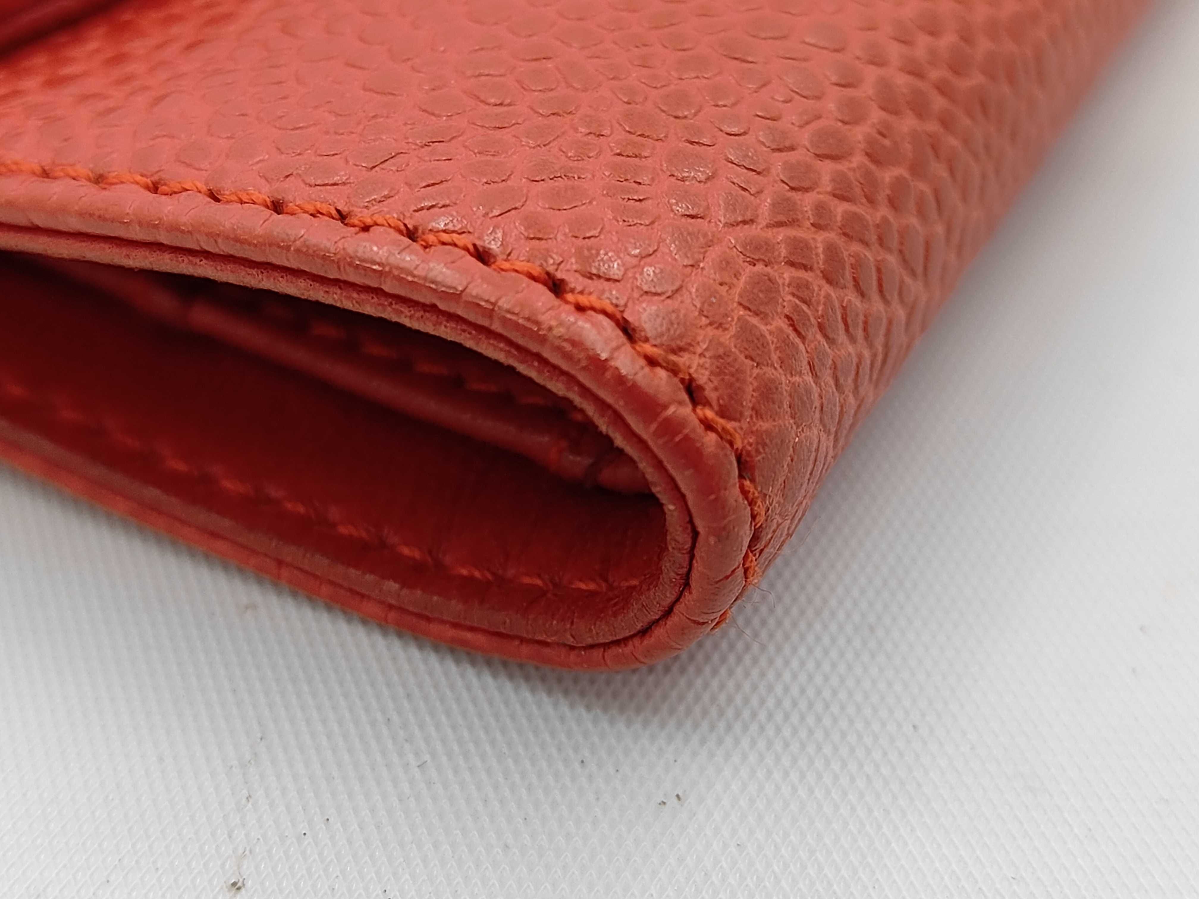 Coco Mark Caviar Skin Tri-fold Wallet — view 3