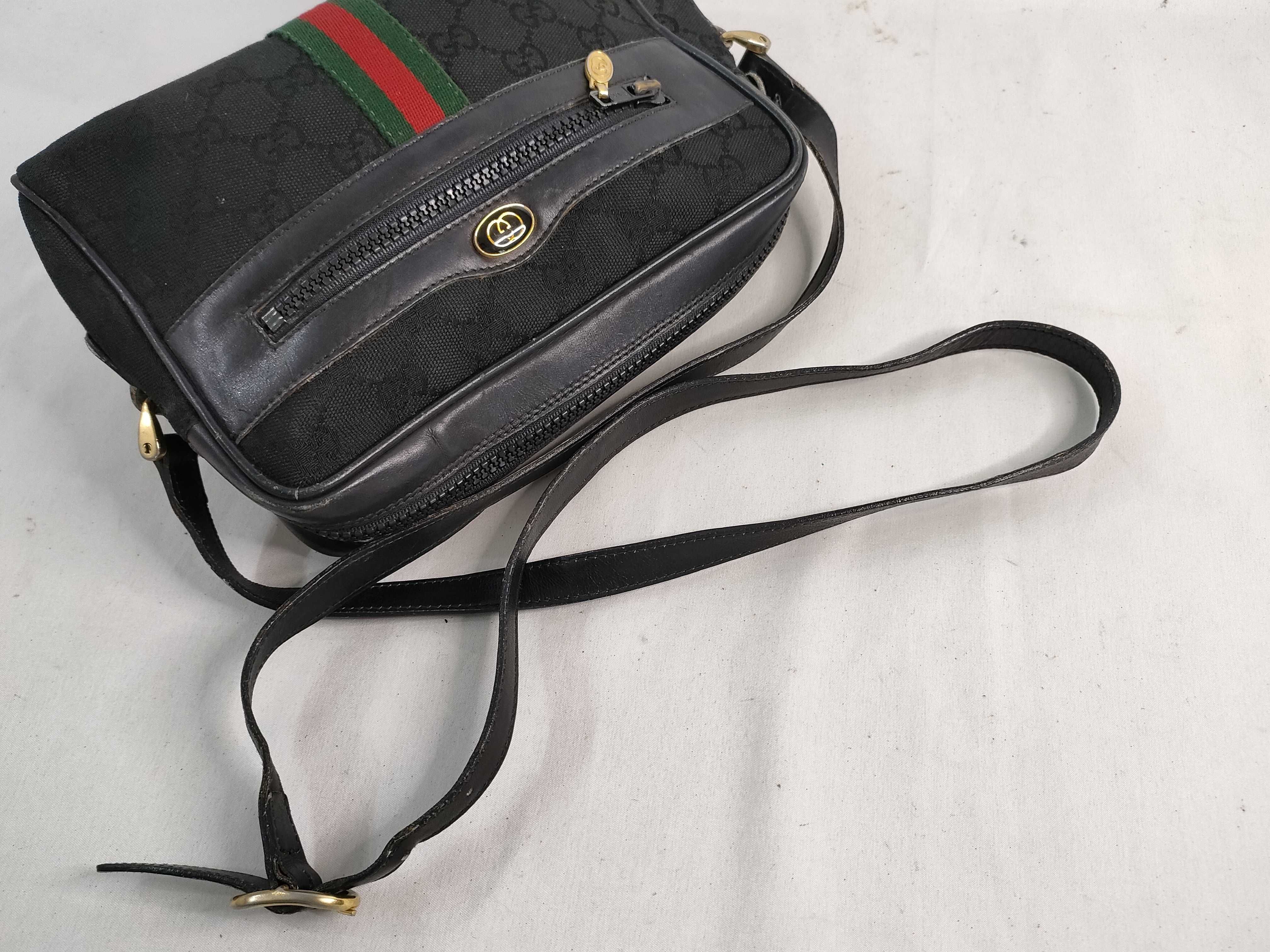 Old GG Sherry Line Shoulder Bag — view 3