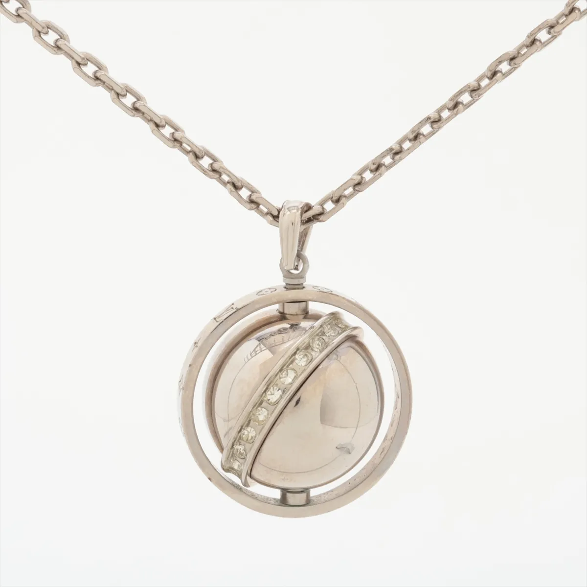 M00327 Pendant LV Glove OB0251 Necklace Metal Silver — view 2