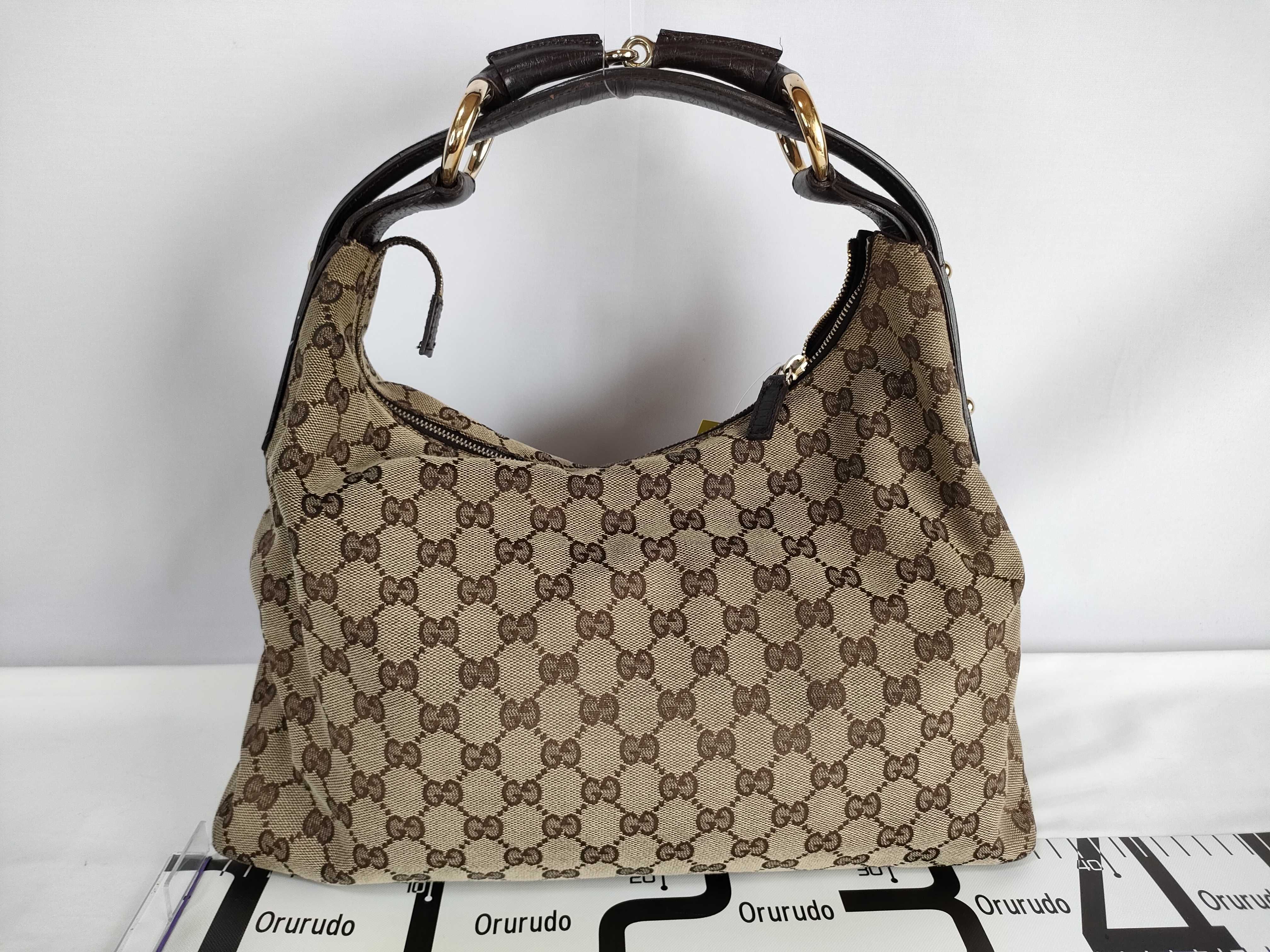 GG Canvas One-Shoulder Bag, Canvas, Beige Shoulder Bag — view 2