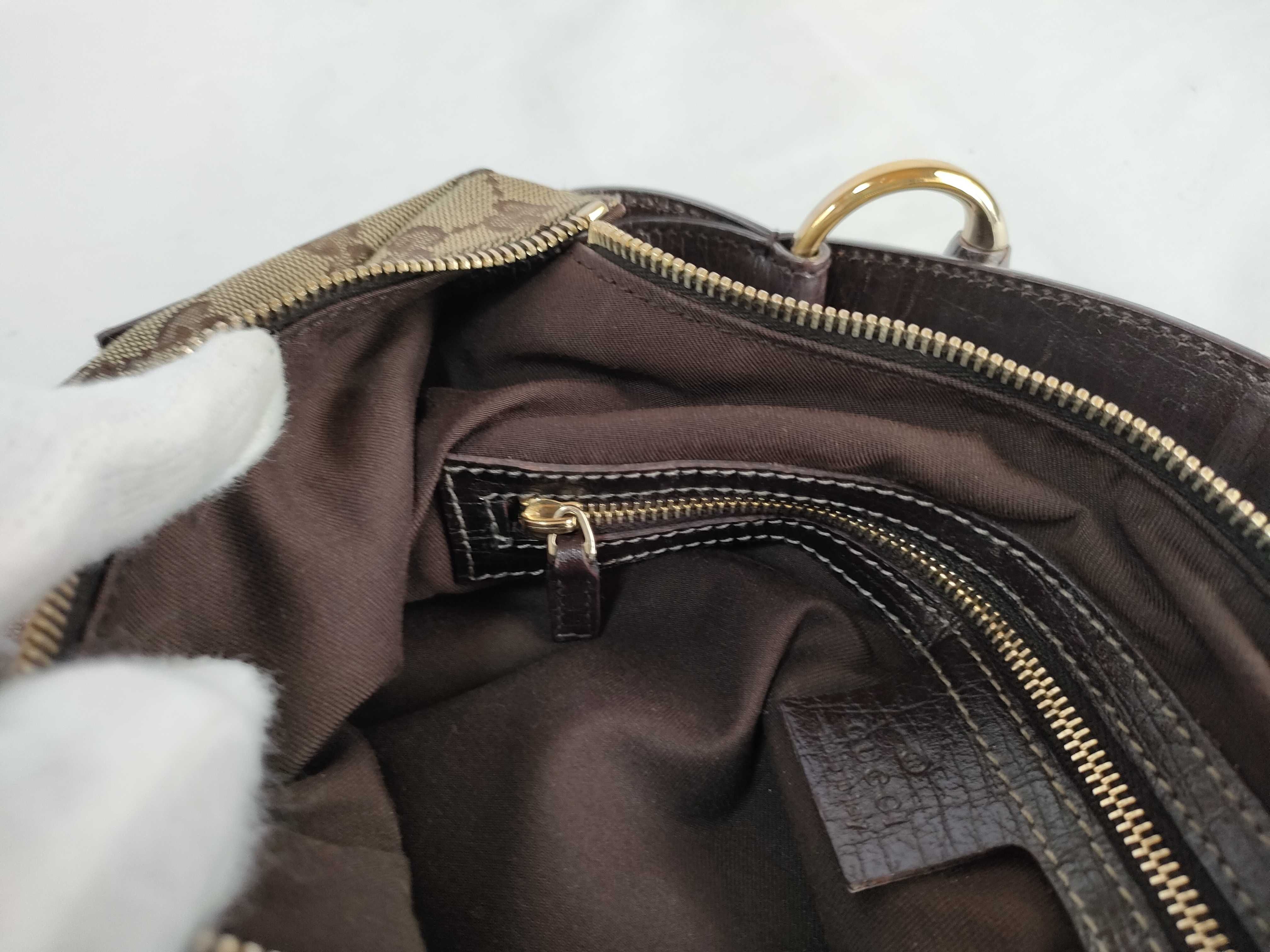 GG Canvas One-Shoulder Bag, Canvas, Beige Shoulder Bag — view 14