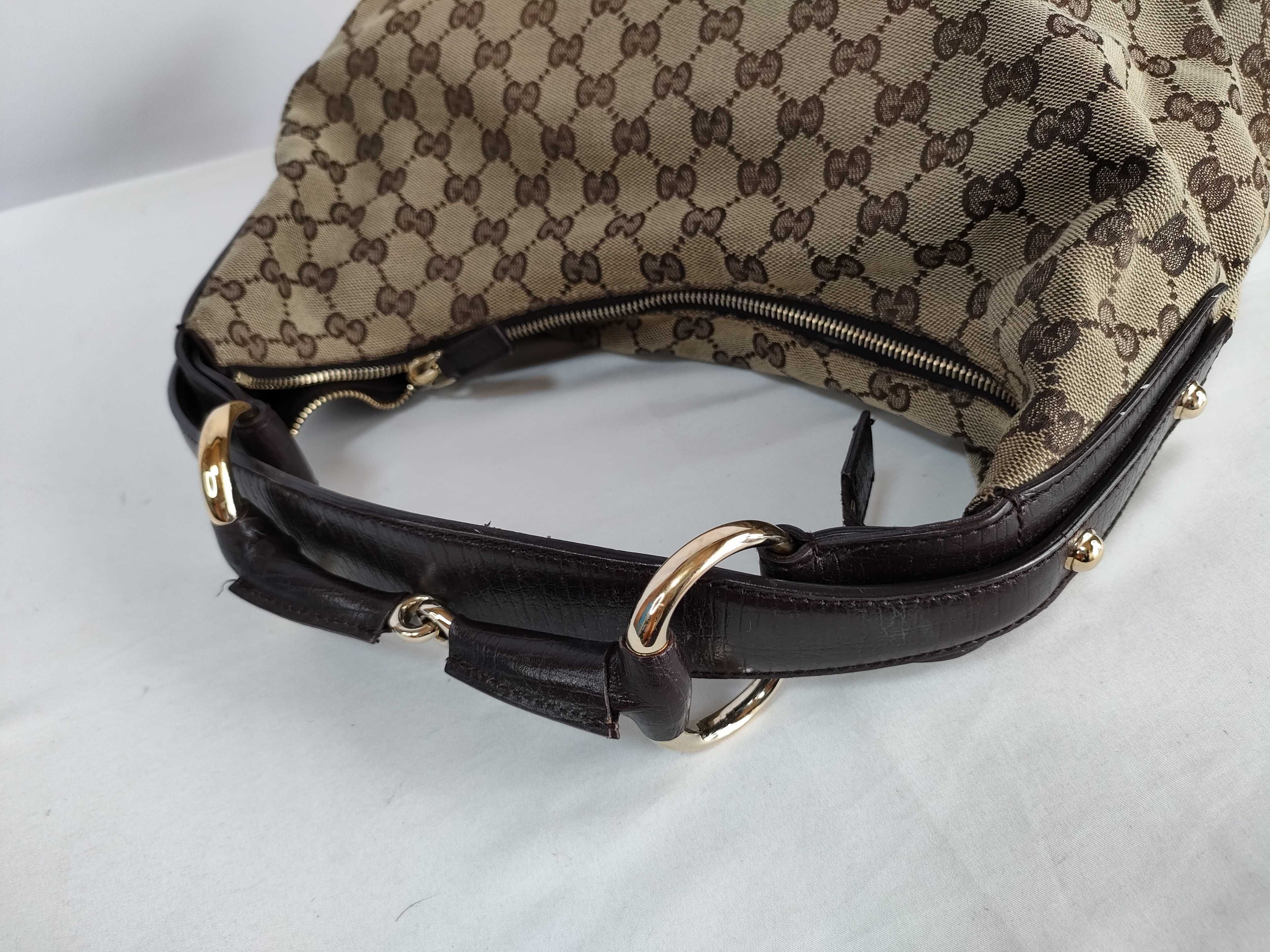 GG Canvas One-Shoulder Bag, Canvas, Beige Shoulder Bag — view 3