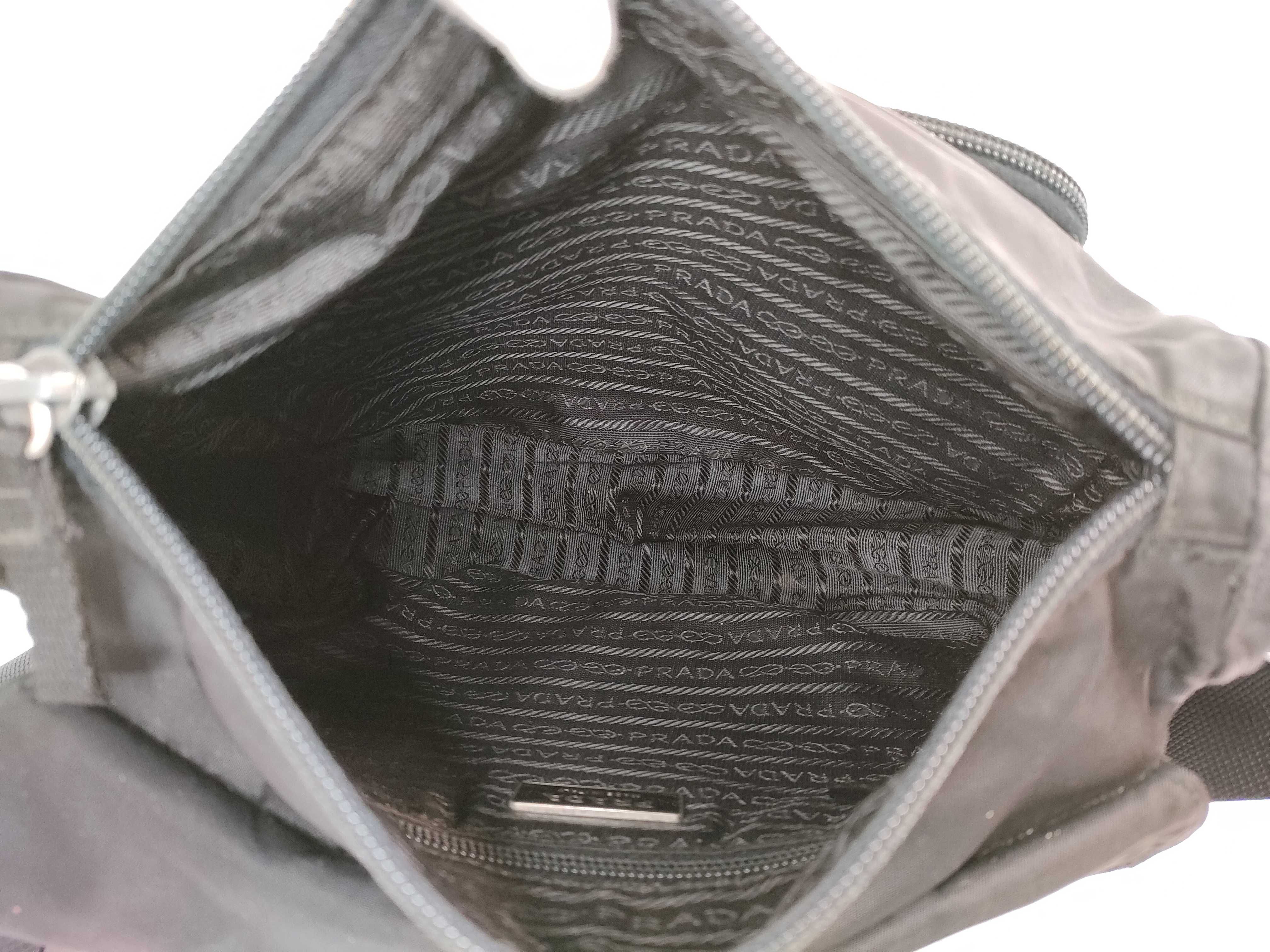 Nylon Triangle Logo Shoulder Bag — view 11