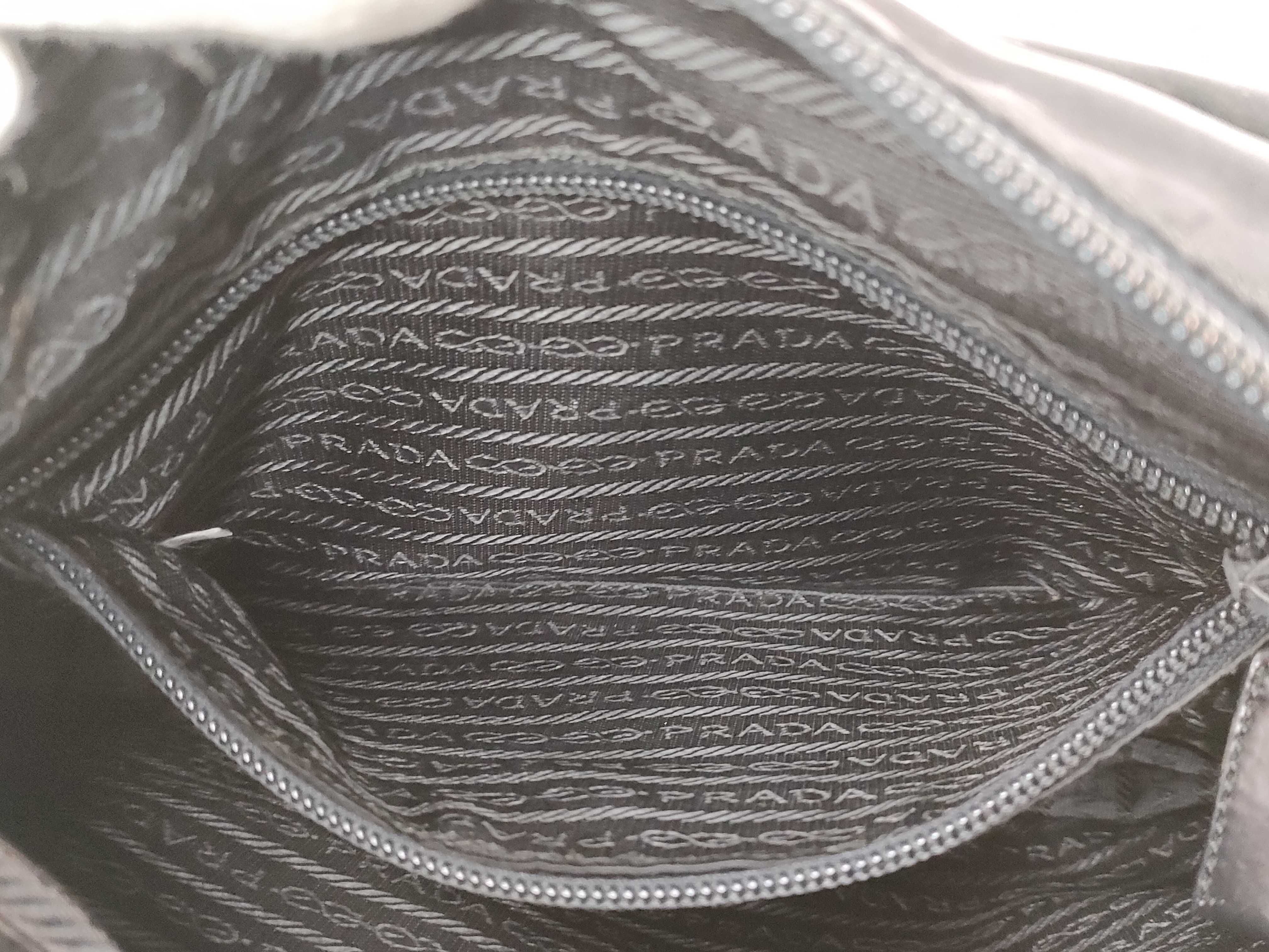 Nylon Triangle Logo Shoulder Bag — view 12