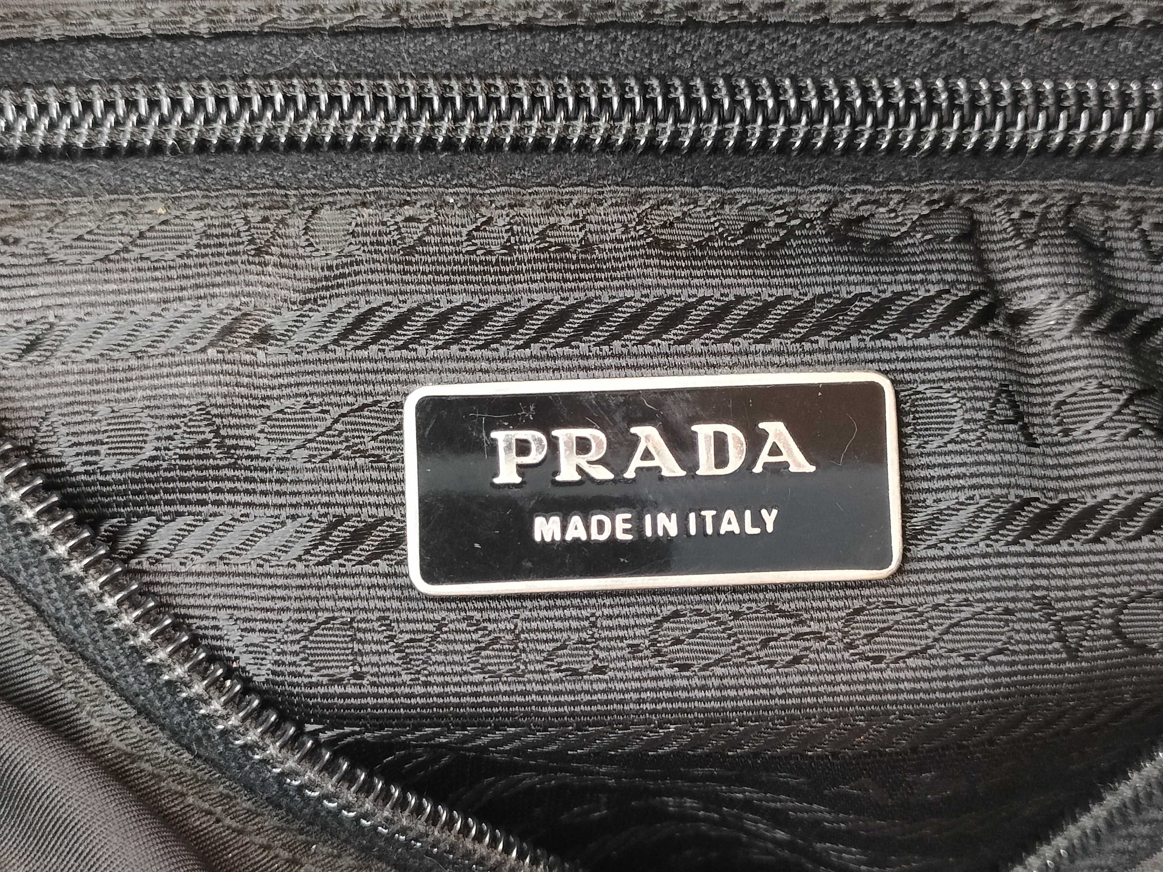 Nylon Triangle Logo Shoulder Bag — view 13