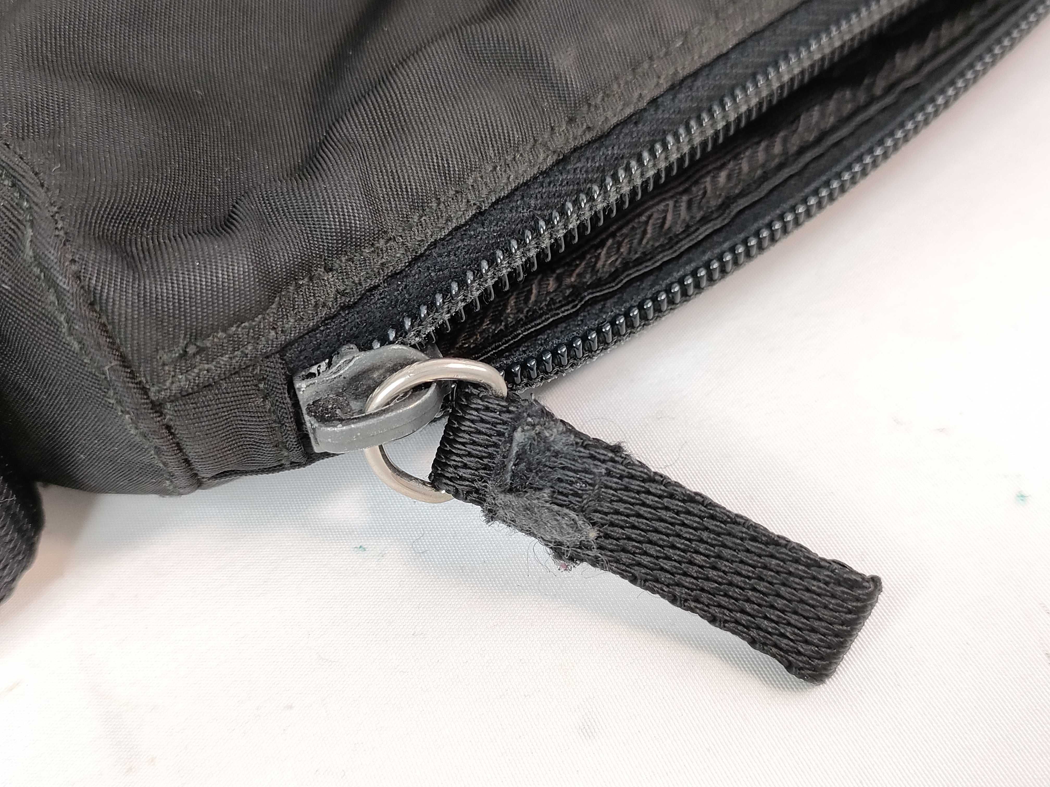 Nylon Triangle Logo Shoulder Bag — view 14
