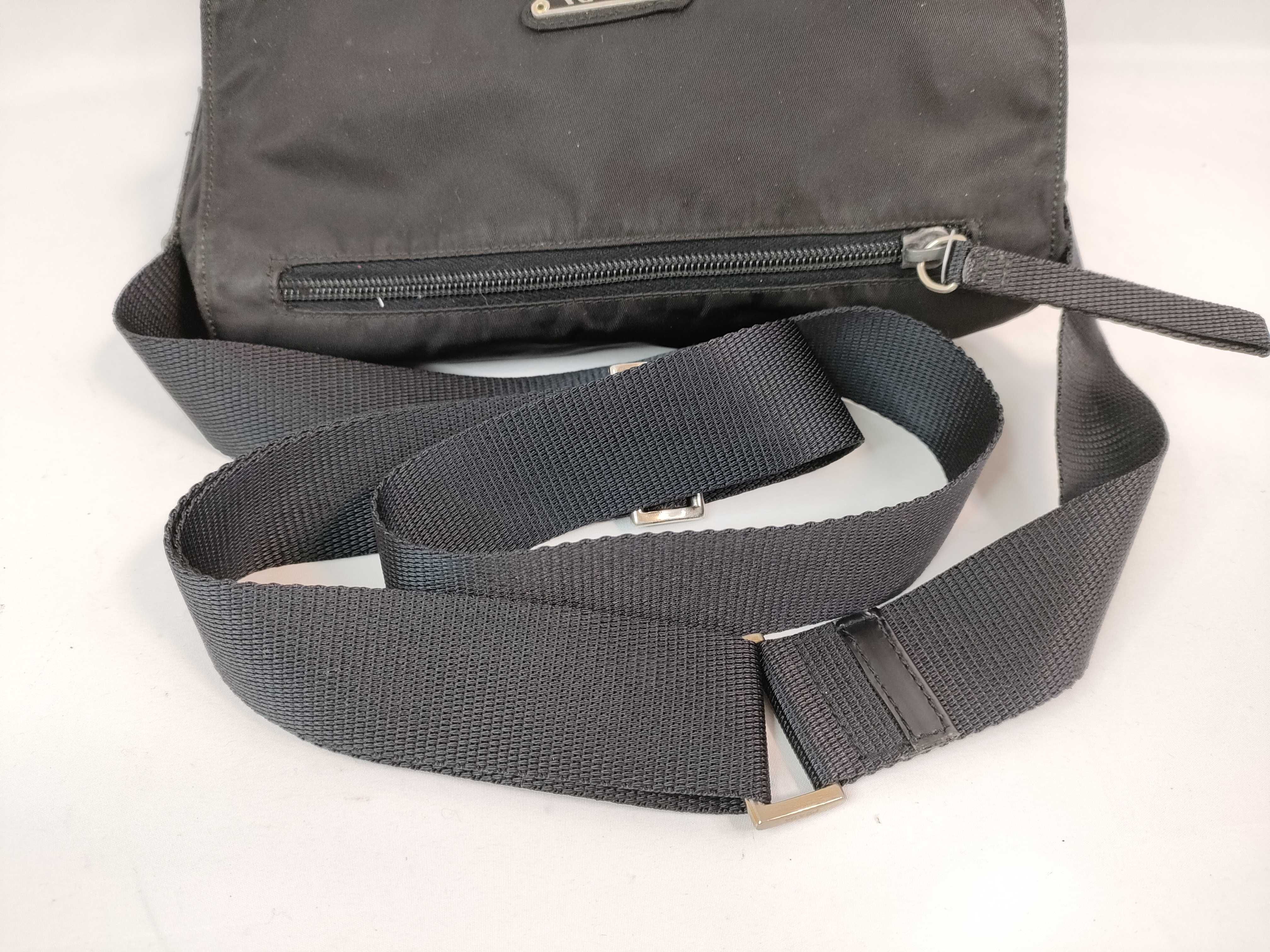 Nylon Triangle Logo Shoulder Bag — view 3
