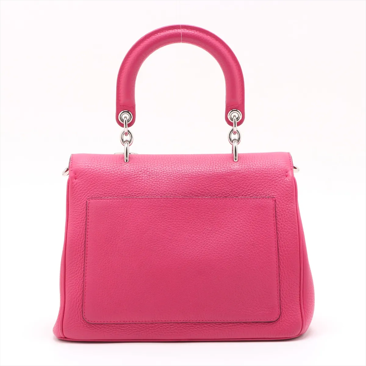 B Dior Leather 2WAY Handbag Pink — view 2
