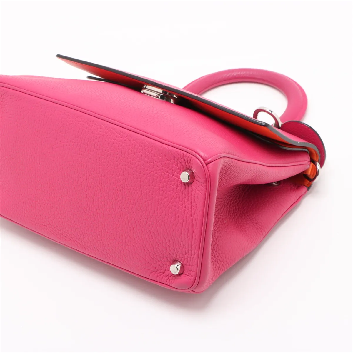 B Dior Leather 2WAY Handbag Pink — view 3
