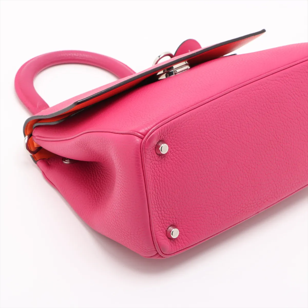B Dior Leather 2WAY Handbag Pink — view 4