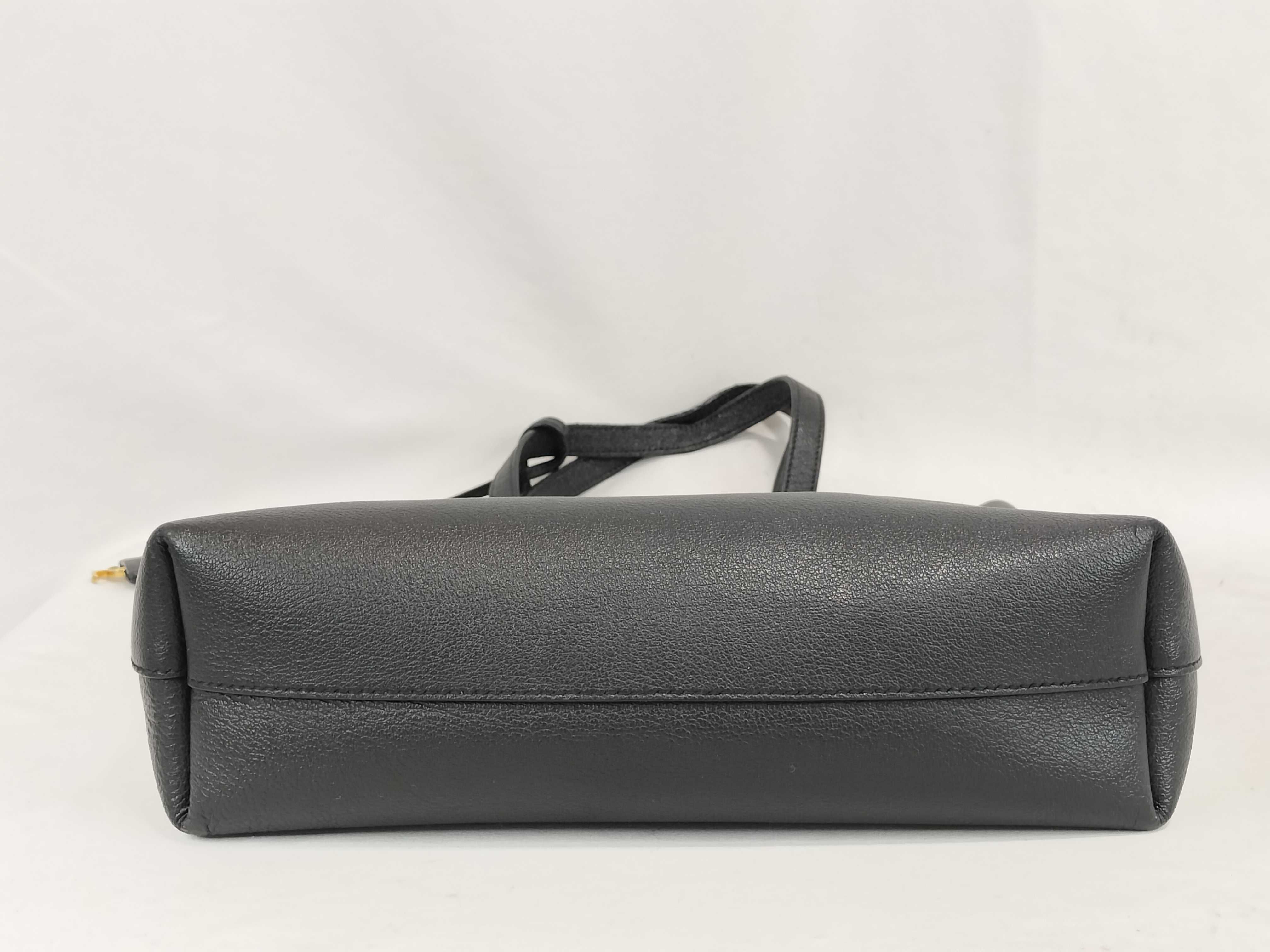 Shopping Tote Leather Tote Bag Shoulder Bag Black Serial Tote Bag — view 7