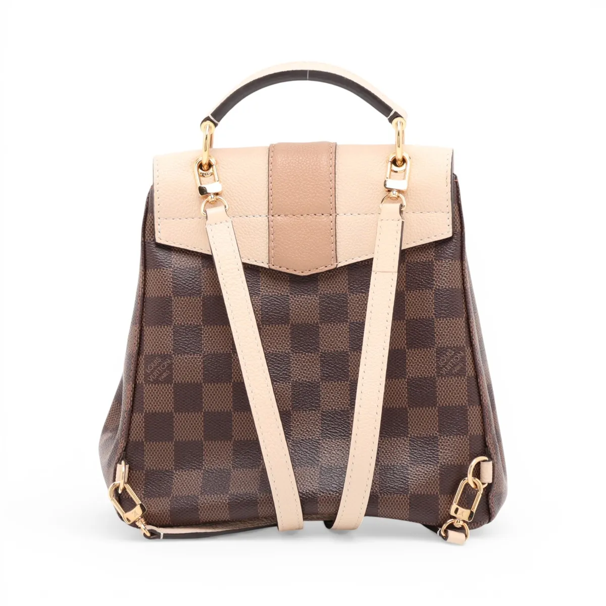 Damier Clapton Backpack N42259 SR3108 Brown x Beige (RFID detected) — view 2