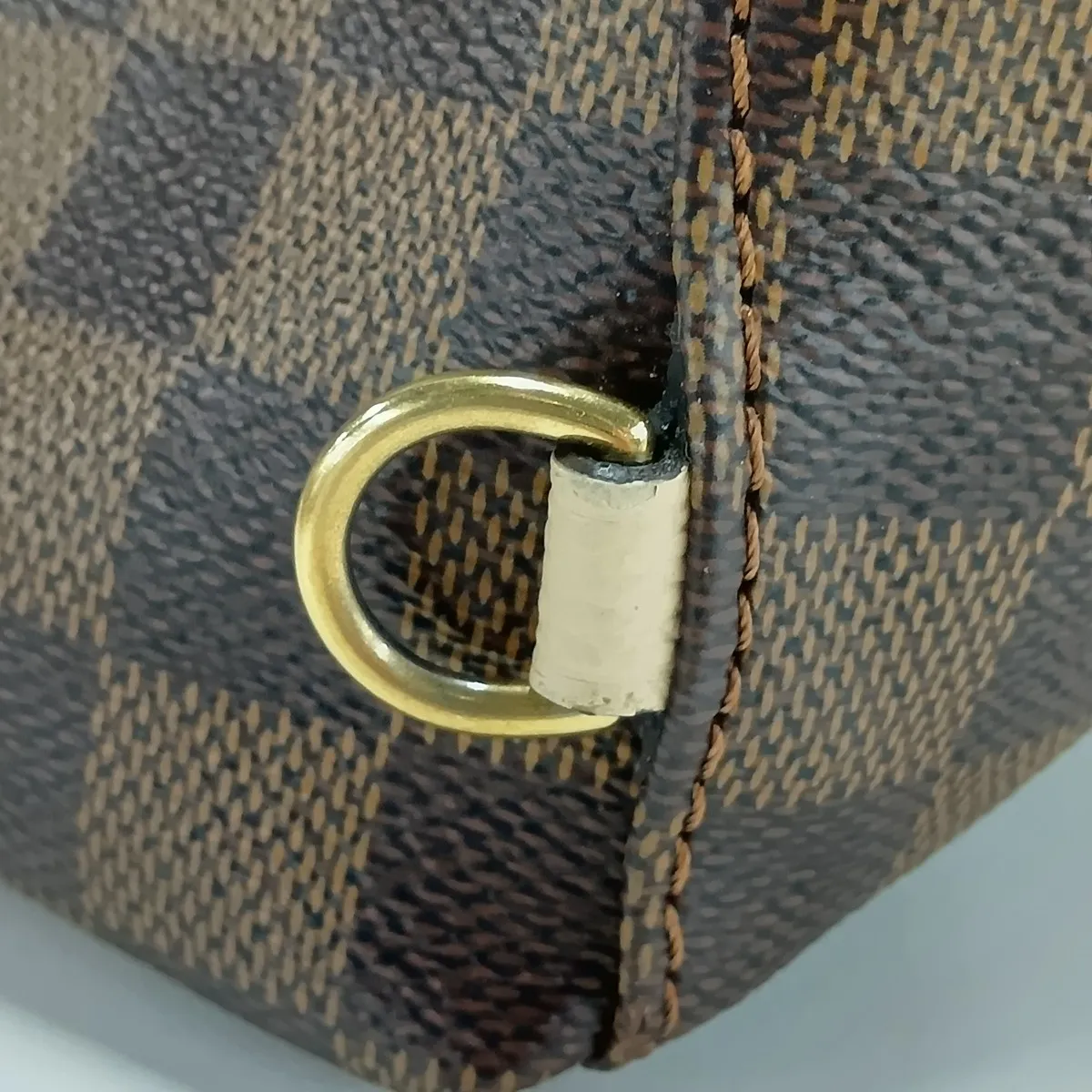 Damier Clapton Backpack N42259 SR3108 Brown x Beige (RFID detected) — view 15