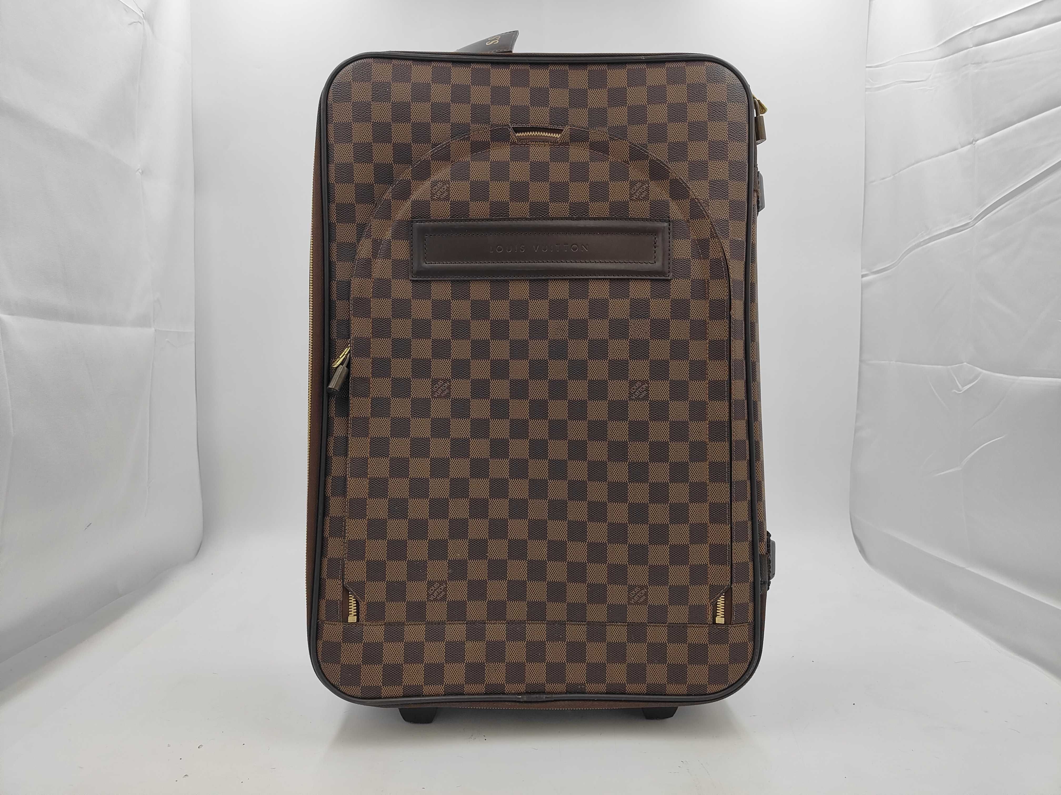 Damier Pegase 55 N23294 SP0055 Brown Carry-on Bag (Cameras Damaged)