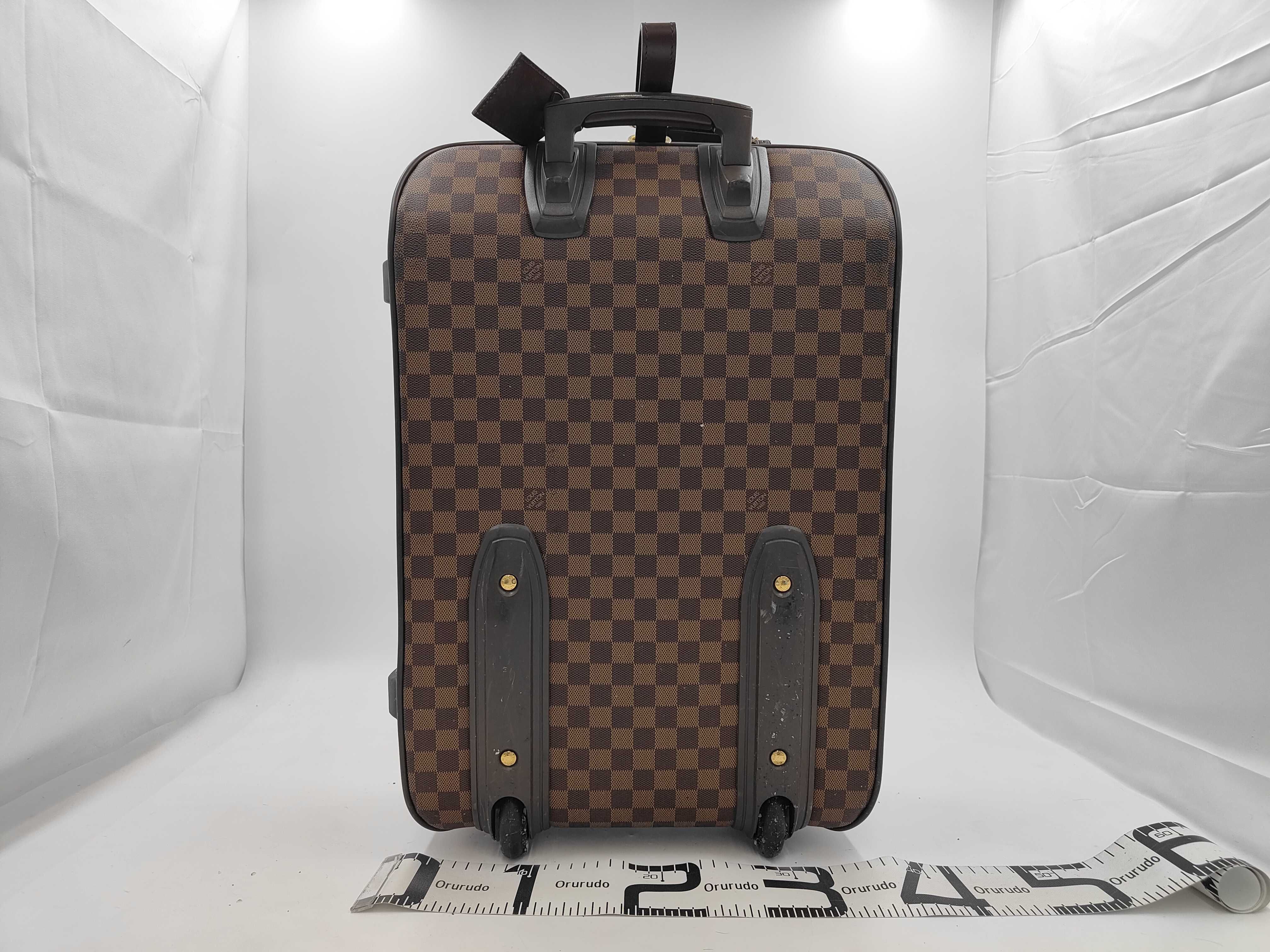 Damier Pegase 55 N23294 SP0055 Brown Carry-on Bag (Cameras Damaged) — view 2