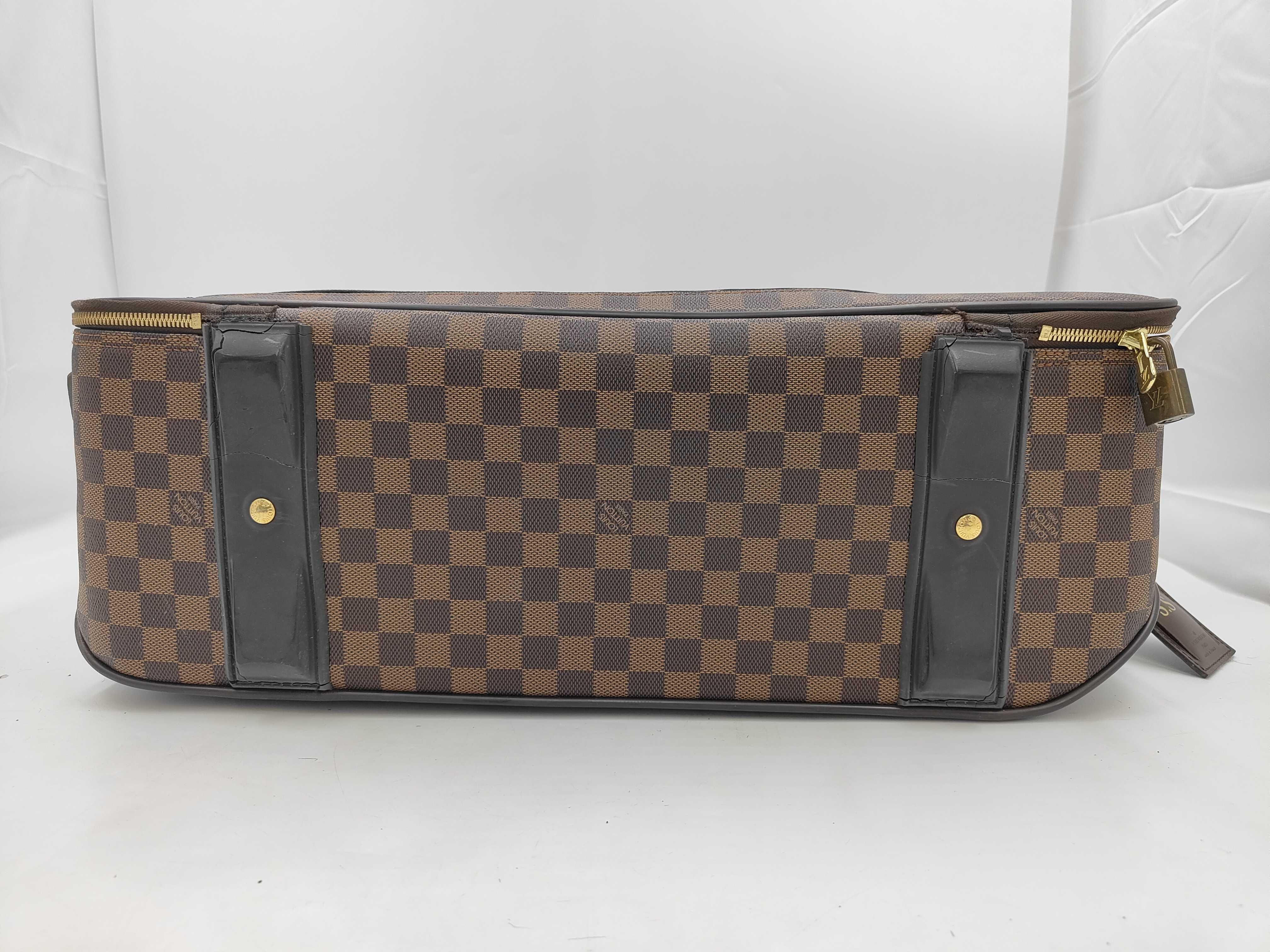 Damier Pegase 55 N23294 SP0055 Brown Carry-on Bag (Cameras Damaged) — view 6