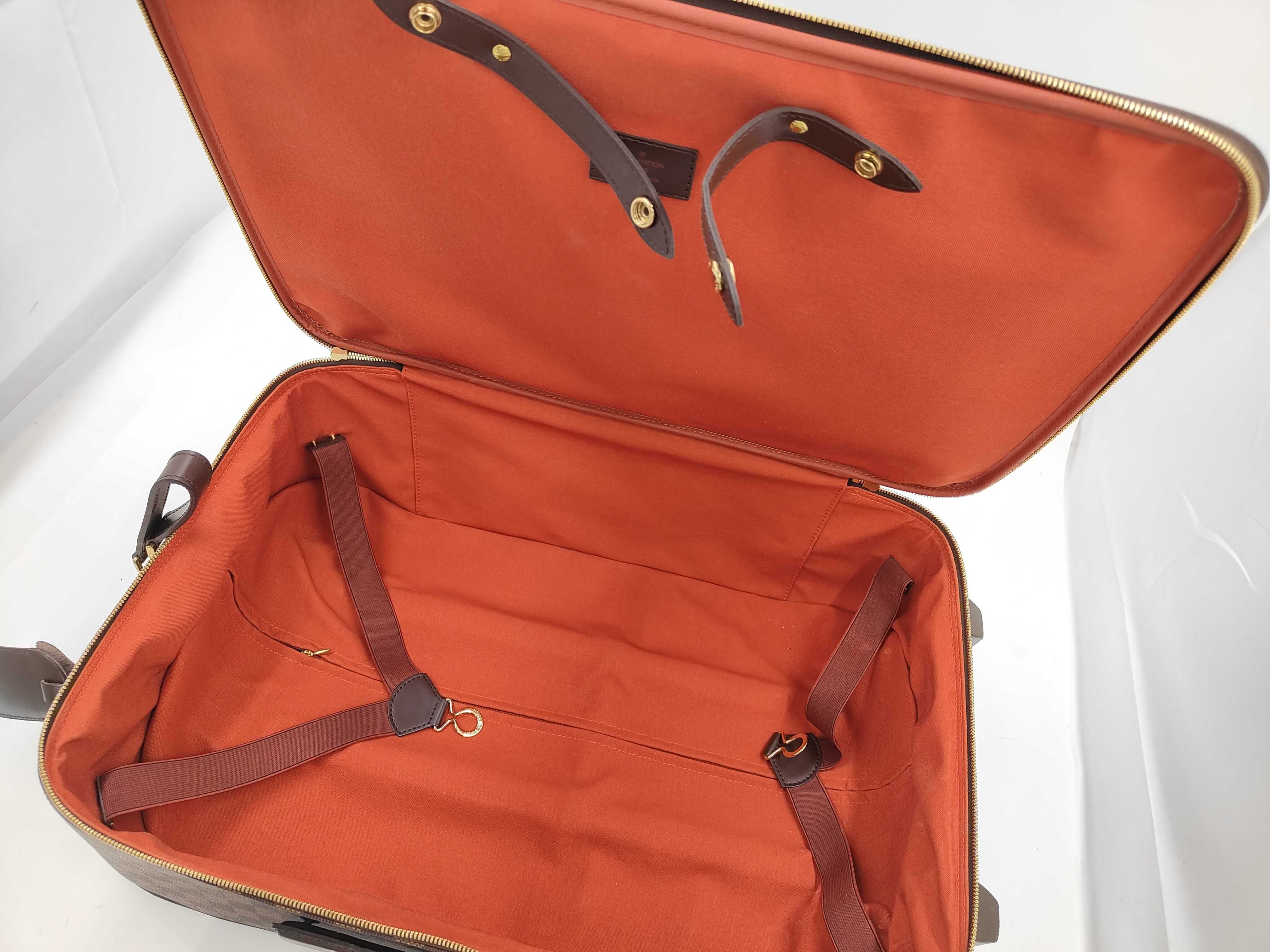 Damier Pegase 55 N23294 SP0055 Brown Carry-on Bag (Cameras Damaged) — view 7