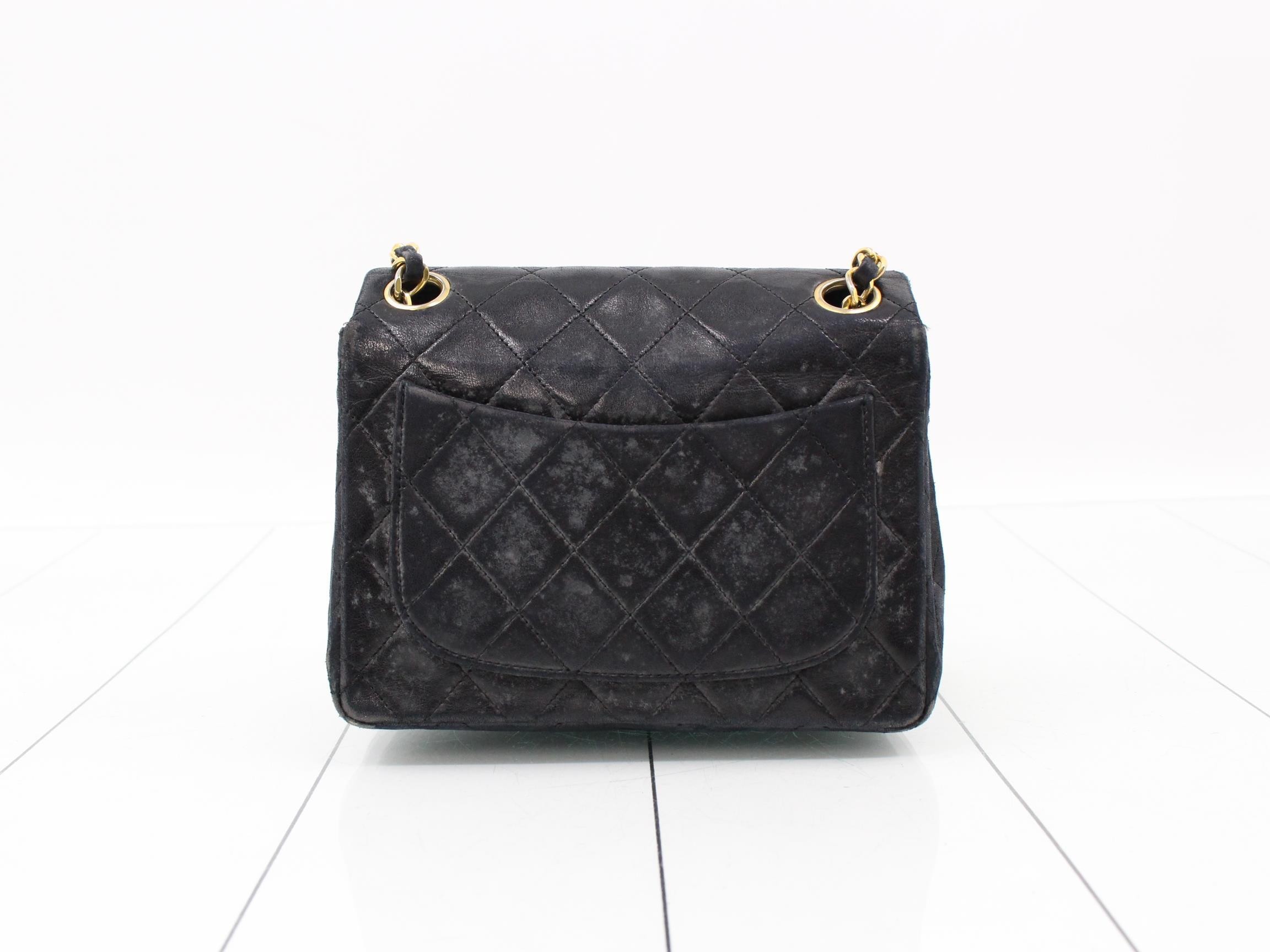 Leather Coco Mark Chain Shoulder Bag — view 2