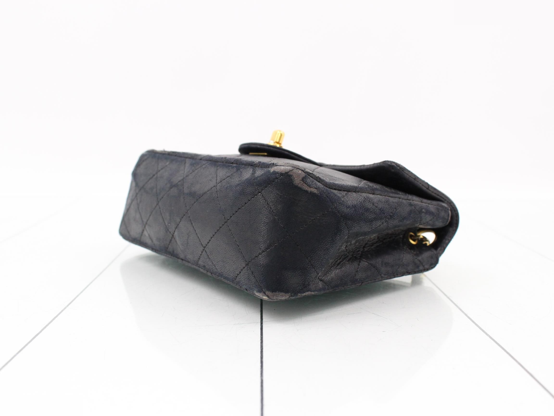 Leather Coco Mark Chain Shoulder Bag — view 6