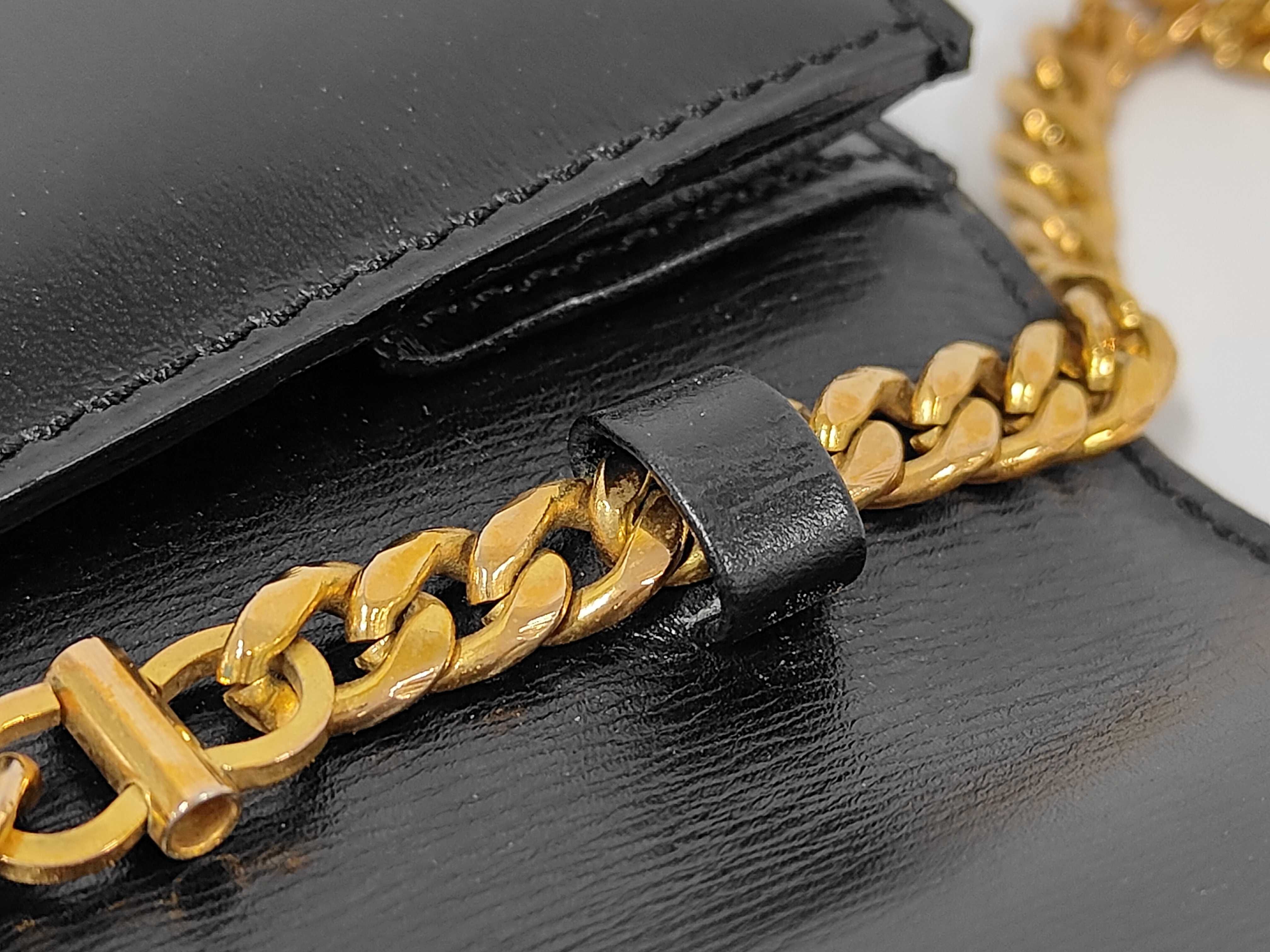 Faux Pearl Ribbon Chain Shoulder Bag Leather Shoulder Bag — view 5