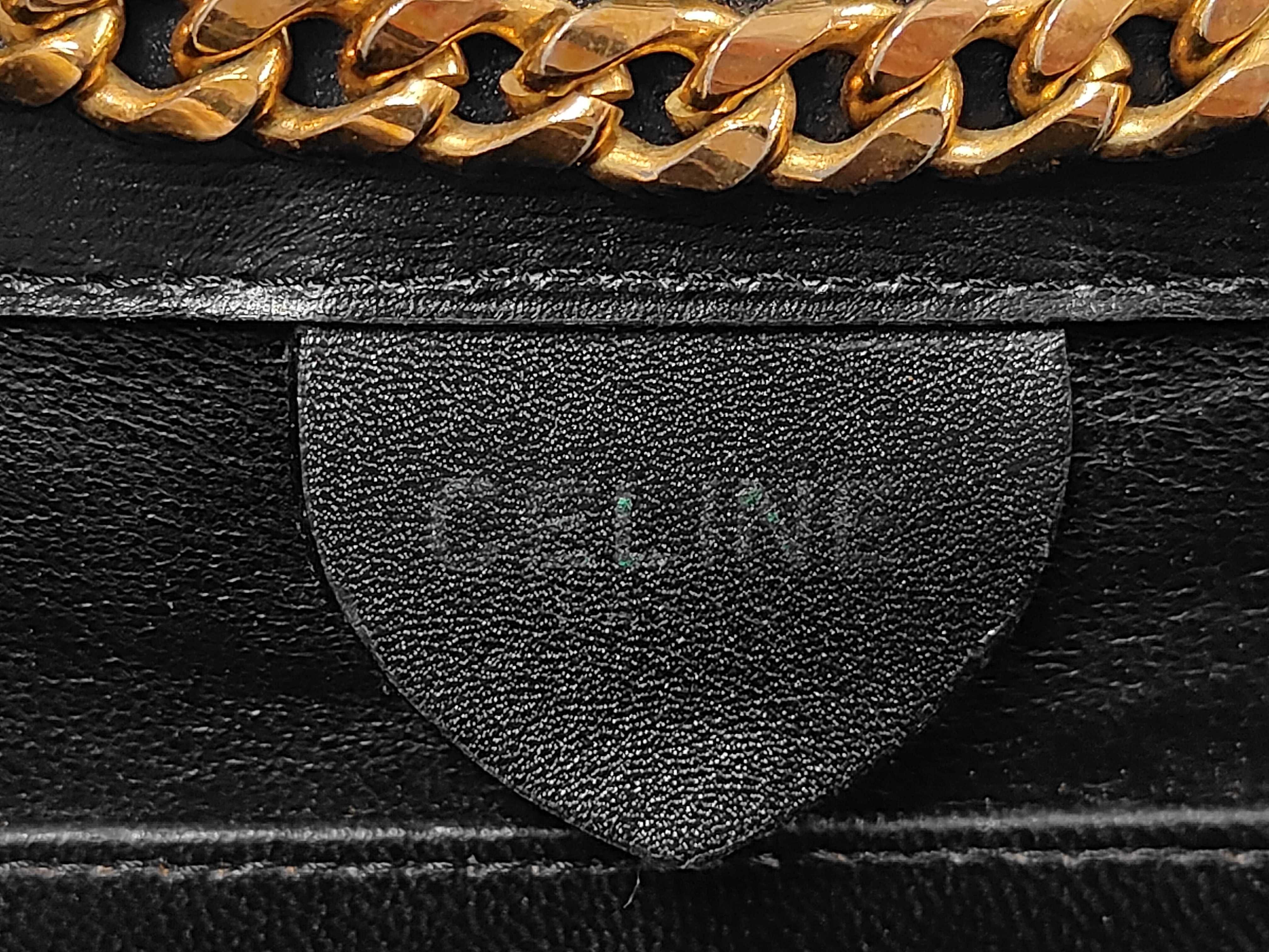 Faux Pearl Ribbon Chain Shoulder Bag Leather Shoulder Bag — view 7