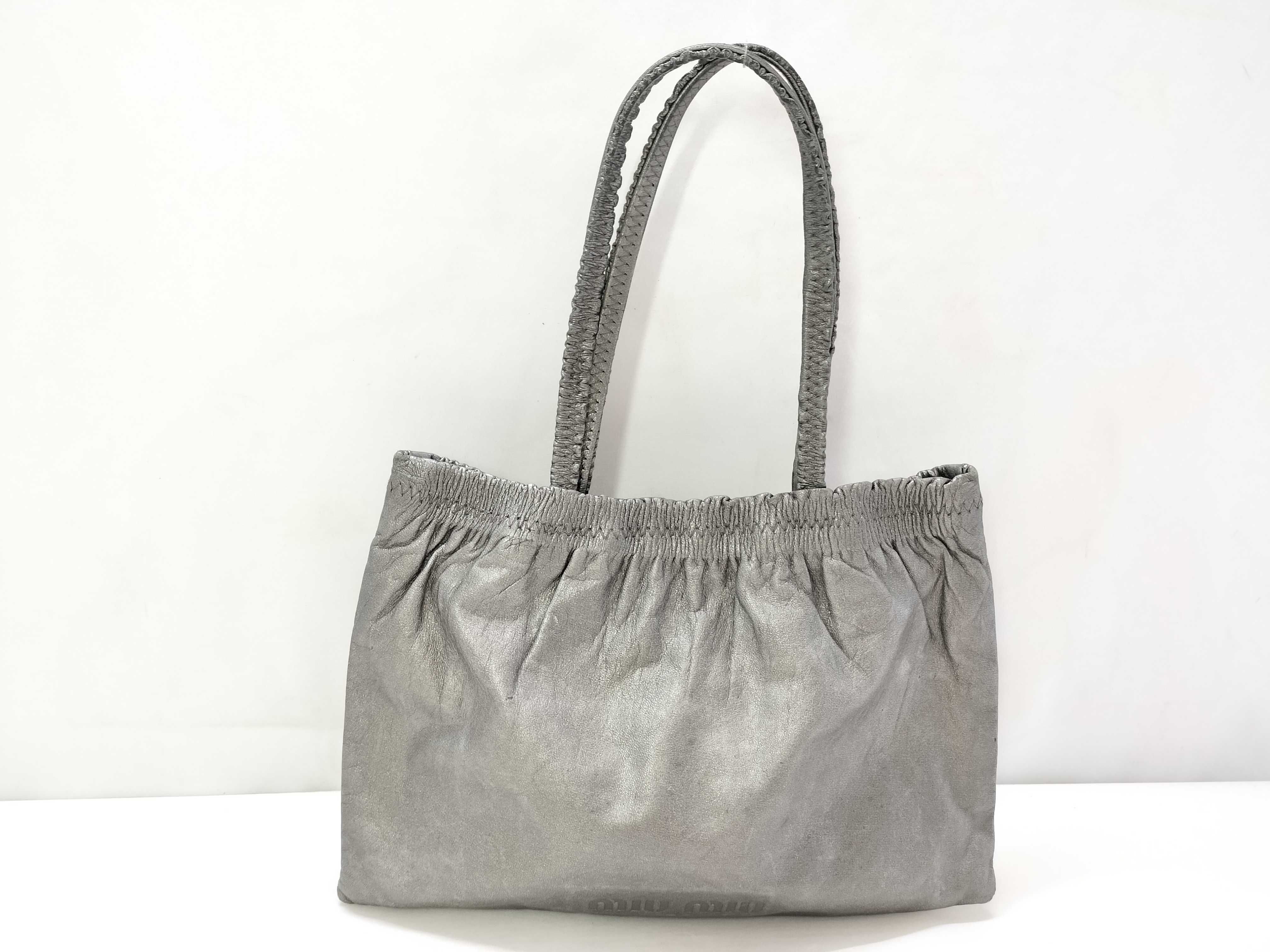 Grey Tote Bag Handbag