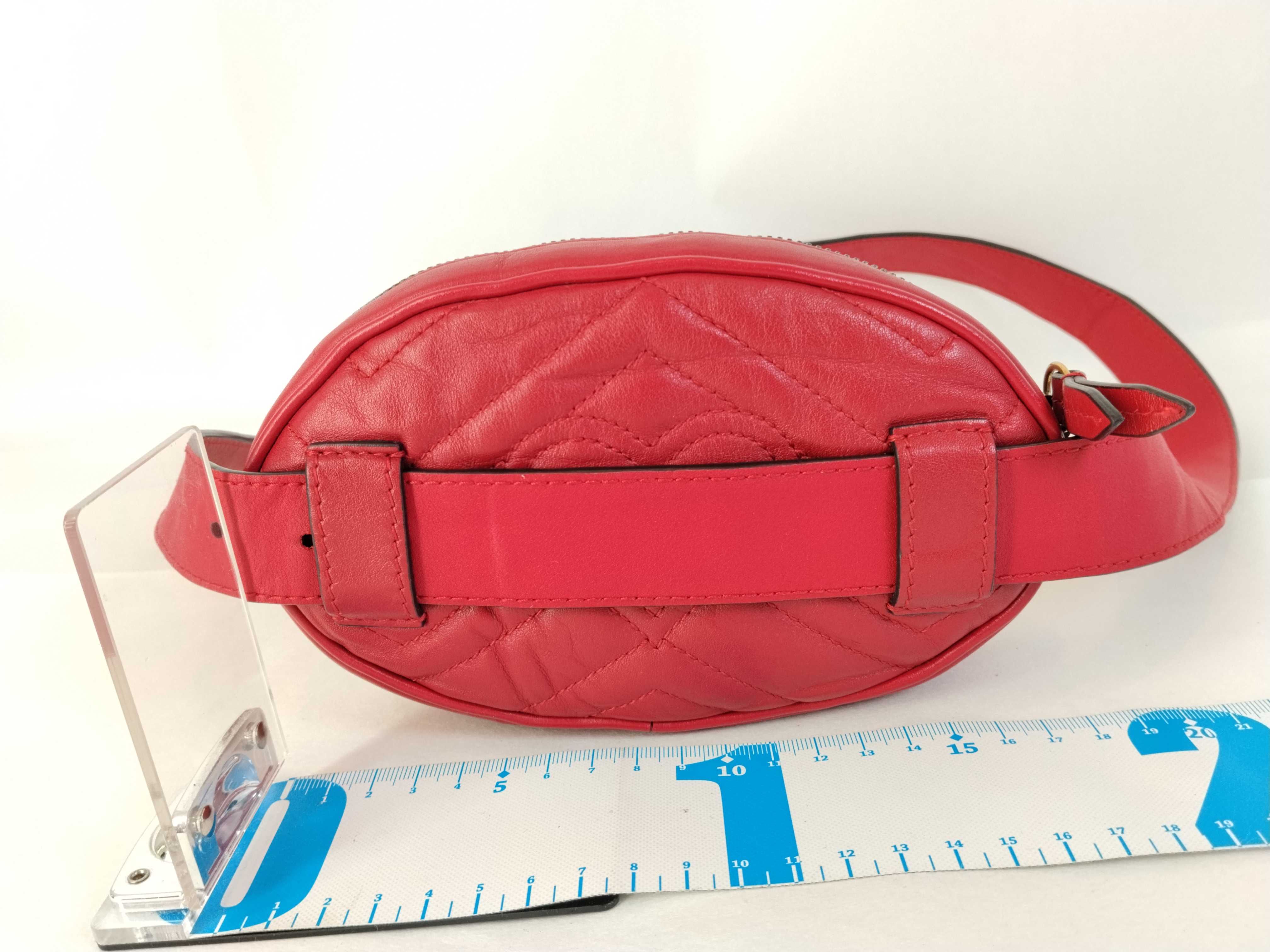 PH- Black GG Round Leather Mini Ophidia Clutch Bag (Waist Bag) — view 2