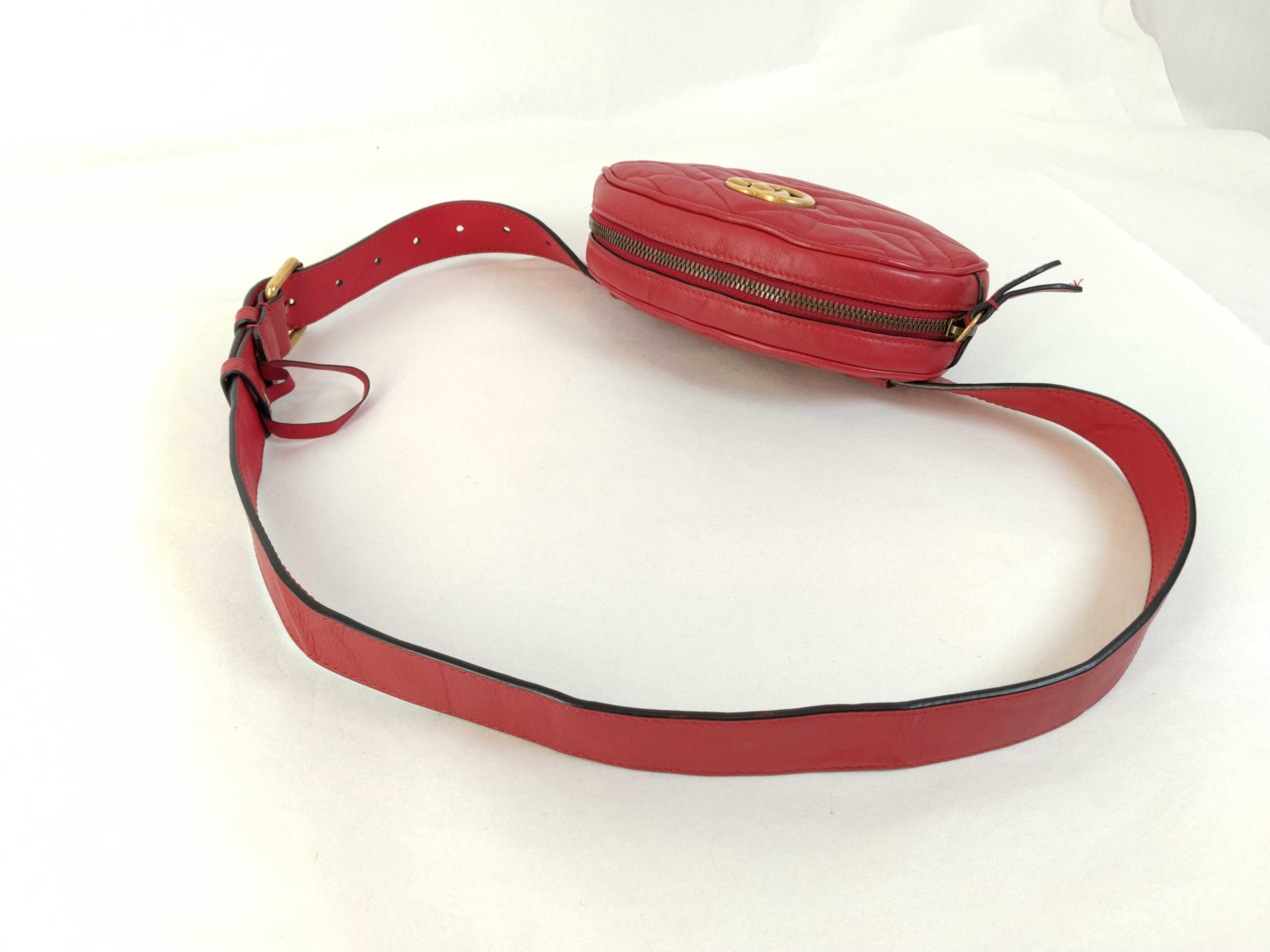 PH- Black GG Round Leather Mini Ophidia Clutch Bag (Waist Bag) — view 3