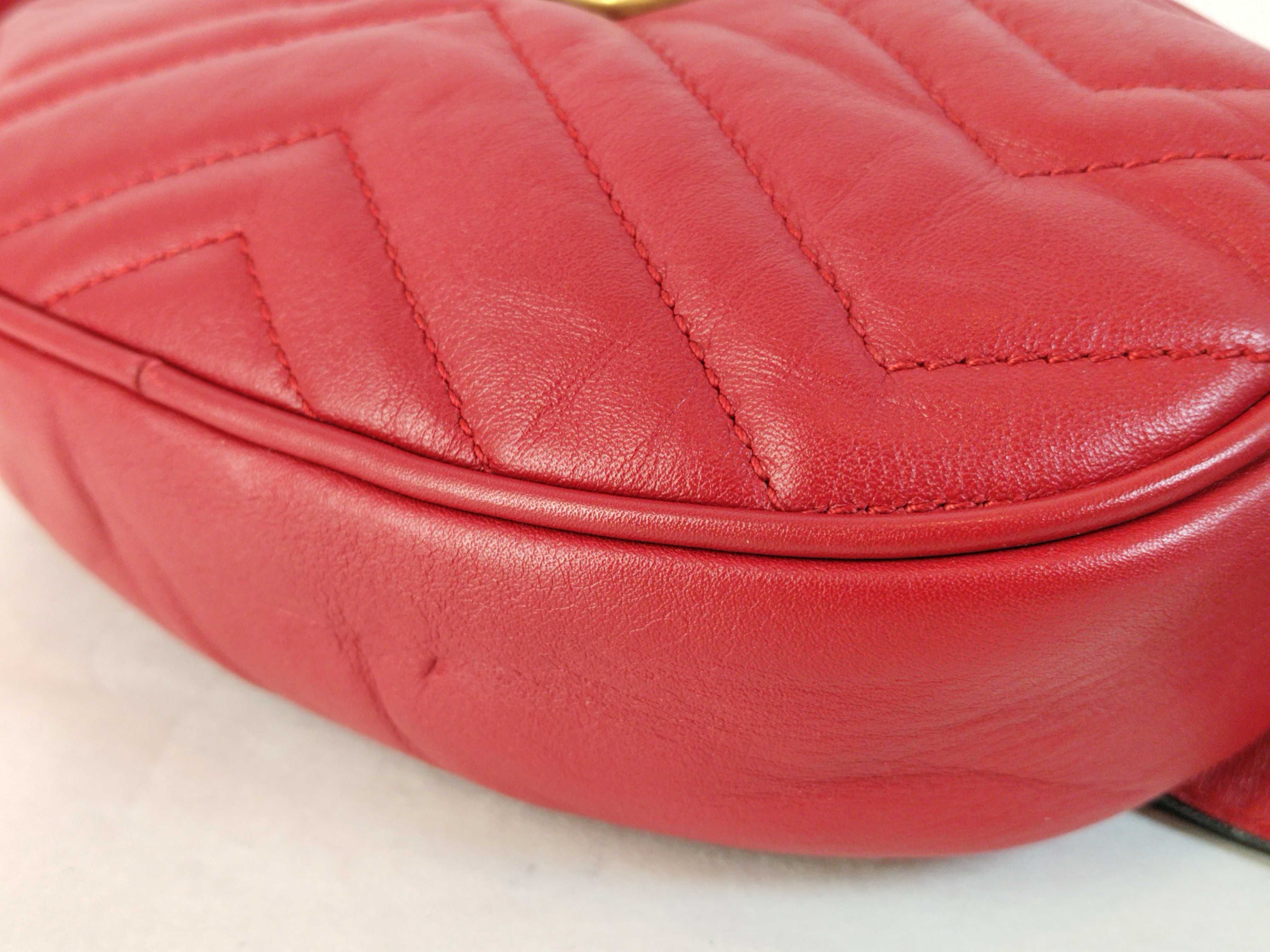 PH- Black GG Round Leather Mini Ophidia Clutch Bag (Waist Bag) — view 6