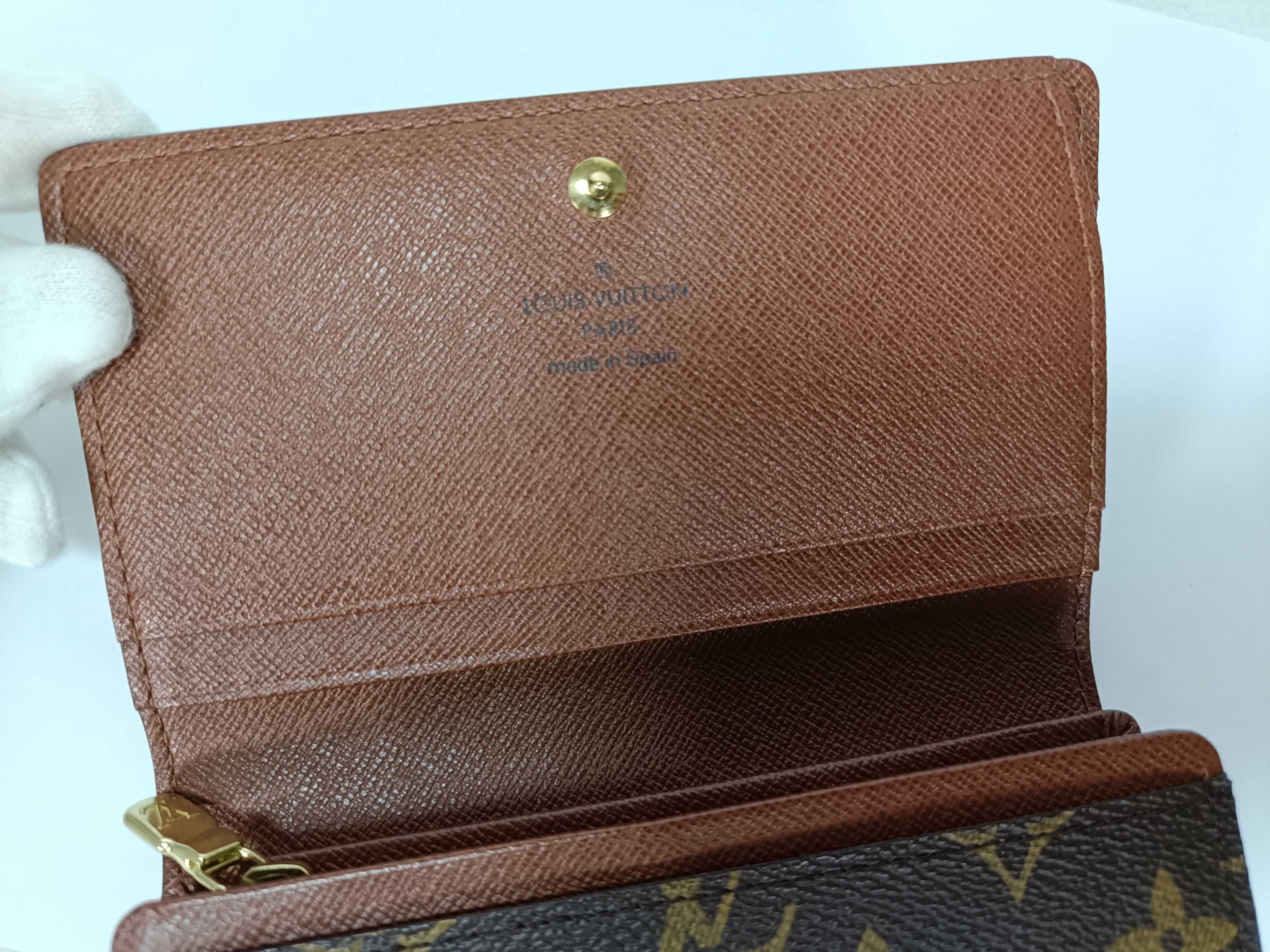 B. Louis Vuitton Monogram Portemonnaie Billet Trésor Bi-fold Wallet — view 7